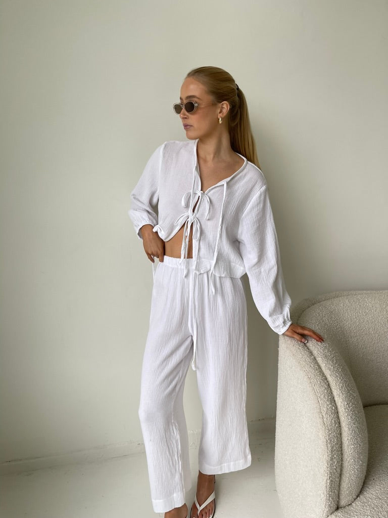 Alex | Crinkle Trousers