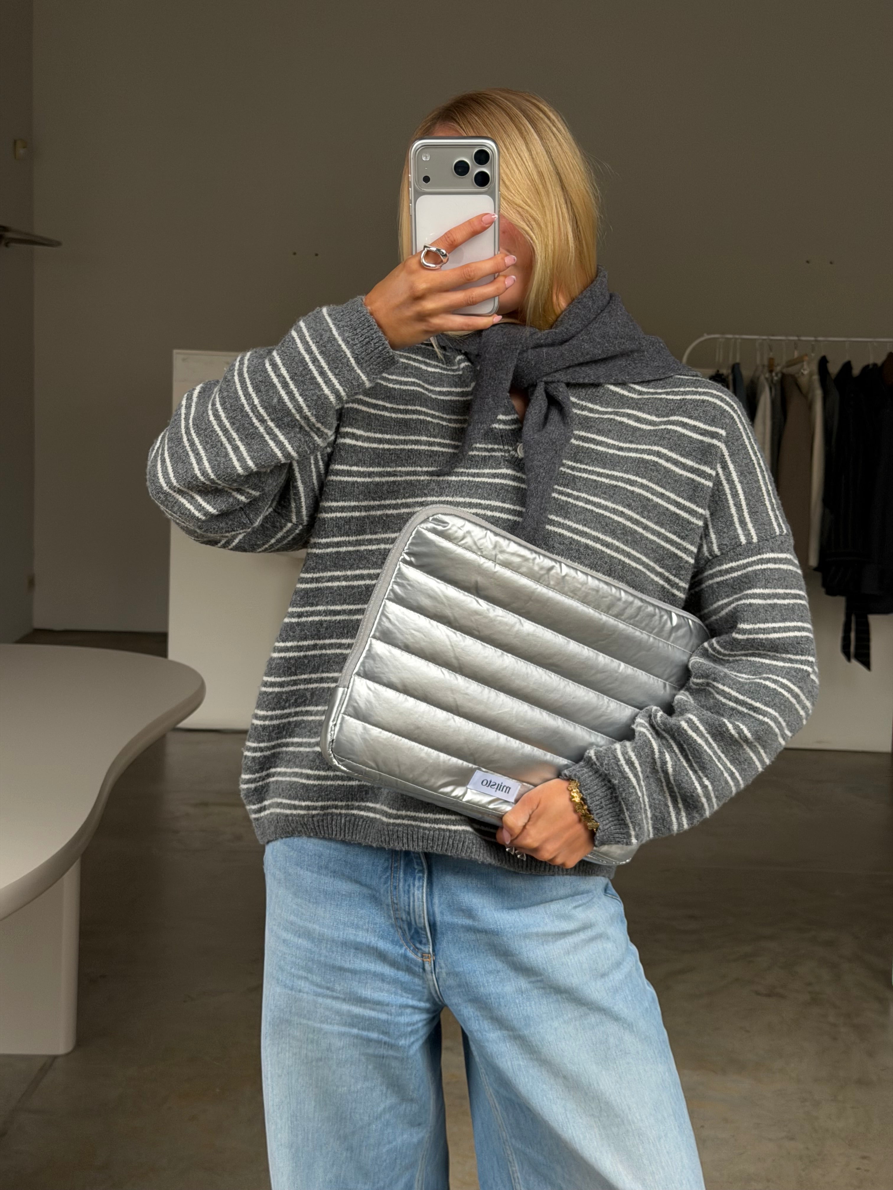 Miisto Laptop Case Silver