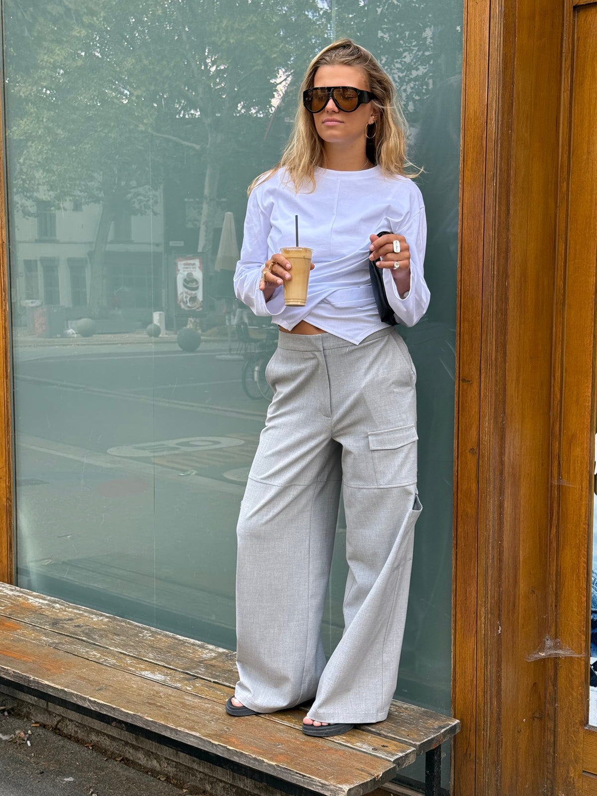 Phoebe | Cargo Trousers Grey