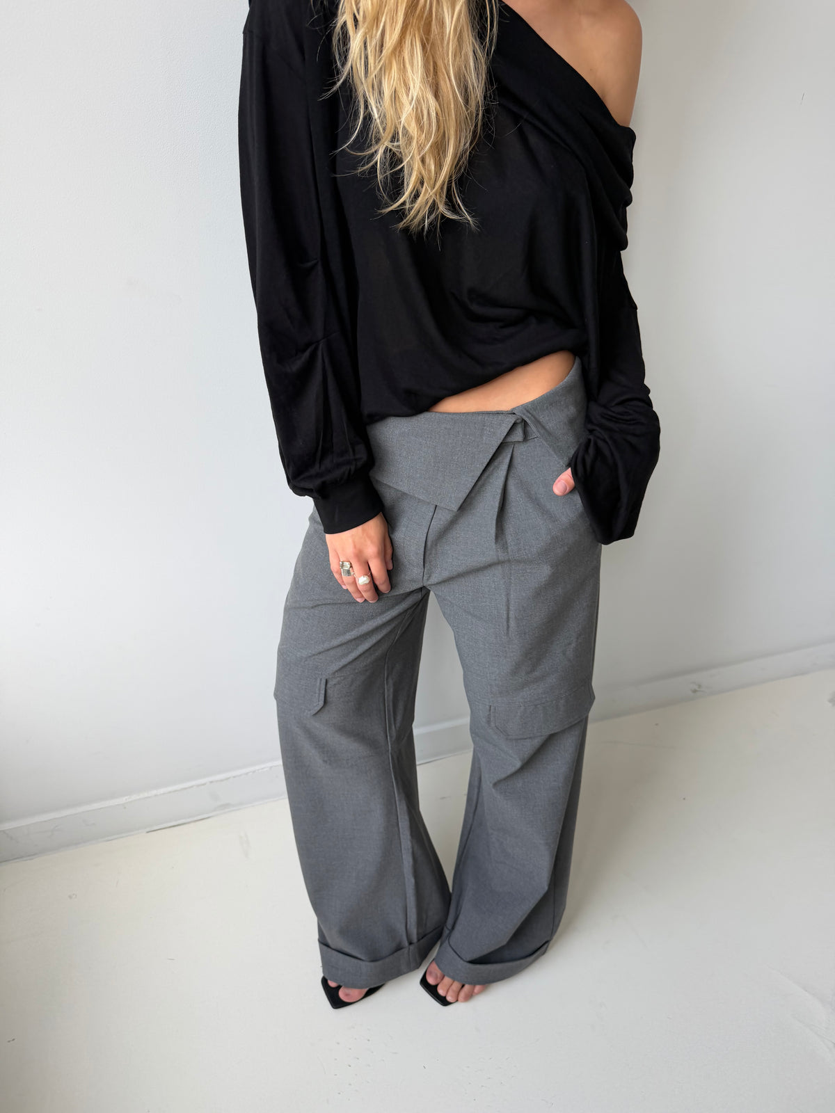 Paisley | Cargo Trousers Dark Grey