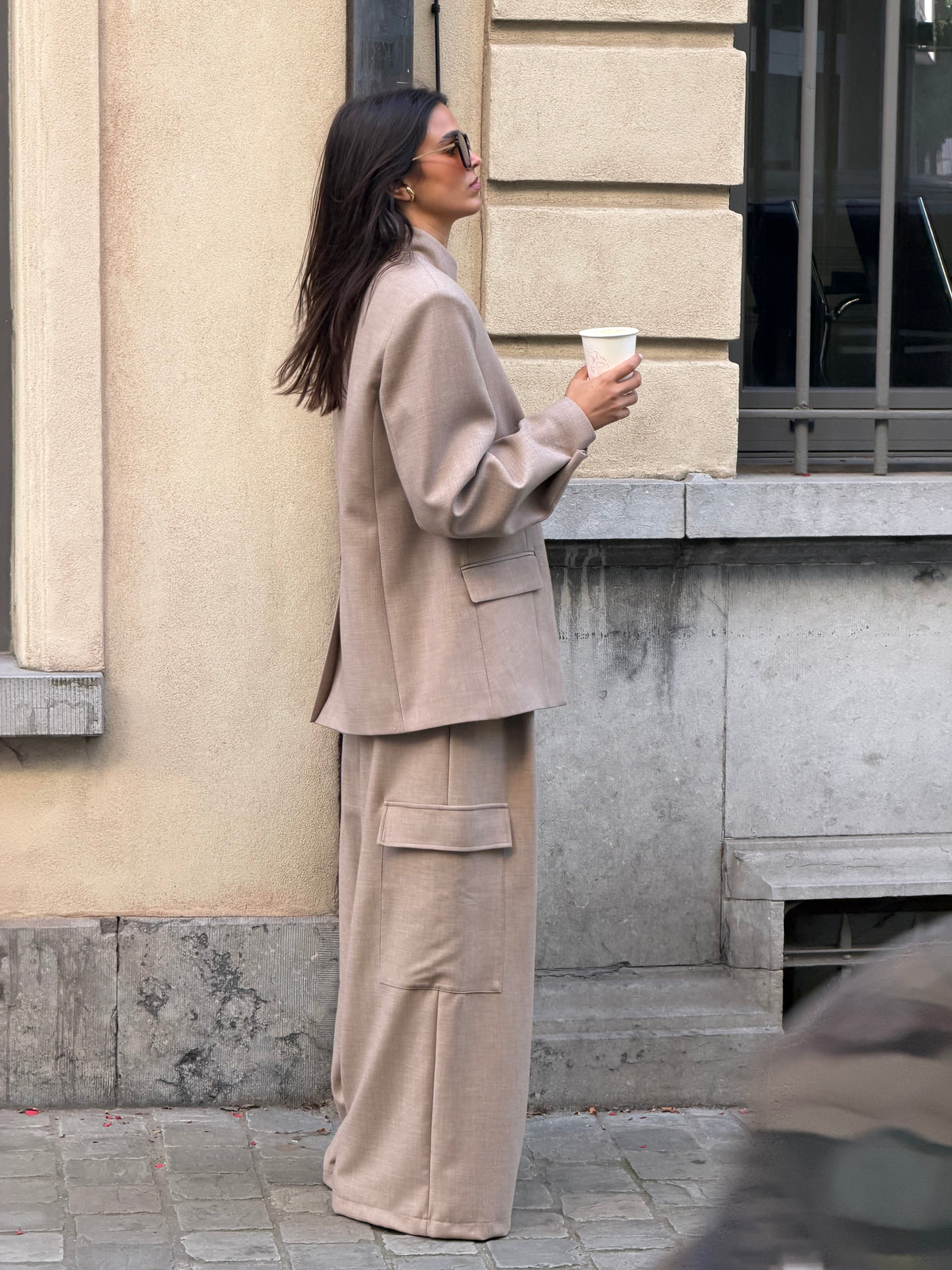 Parker | Cargo Trousers - Beige