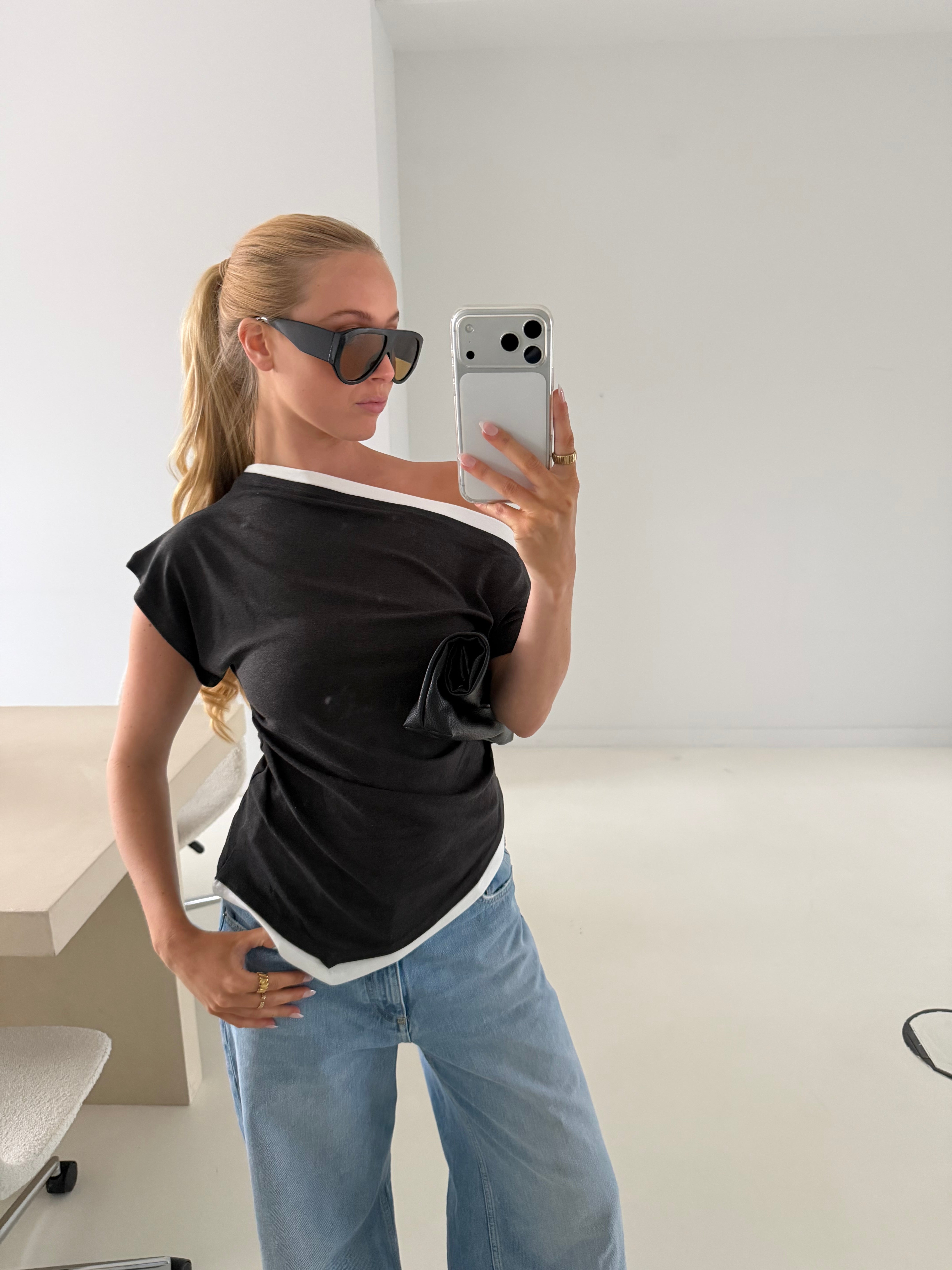 Archie | One Shoulder Layered Top