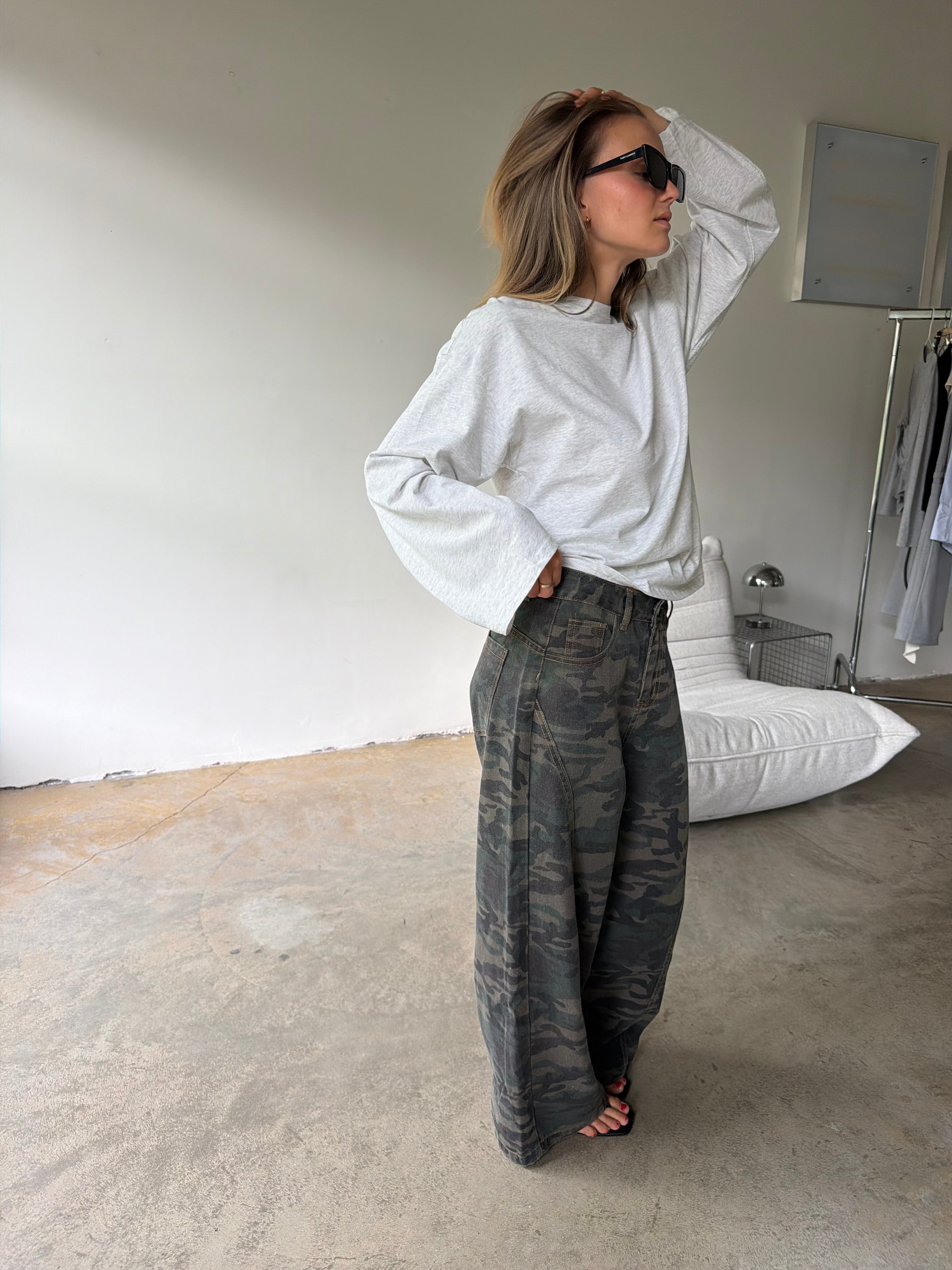 Alea | Longsleeve Tshirt Marble Grey