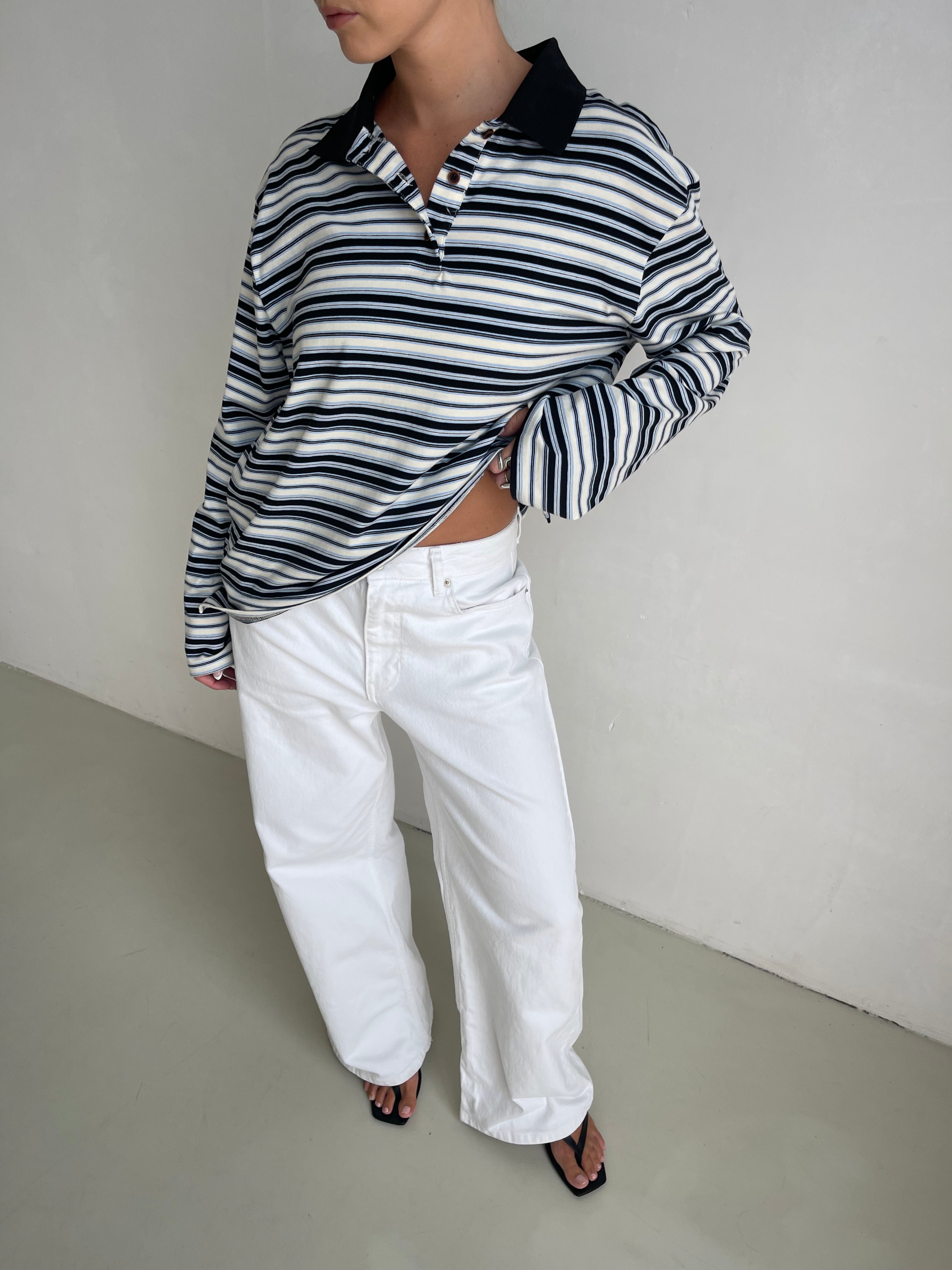 Peyton | Wide Leg Jeans - White