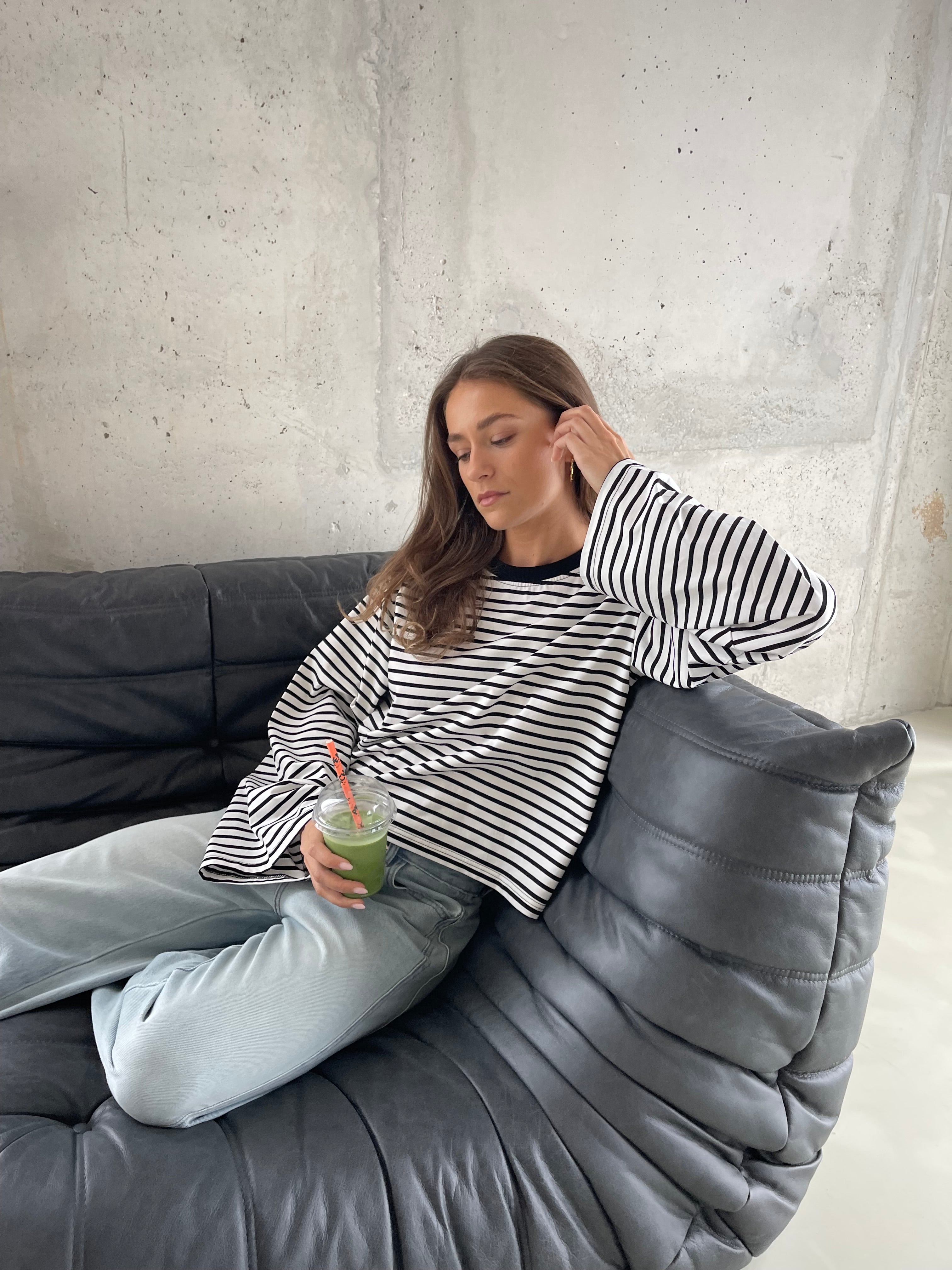 Addison | Striped Wide Sleeve Top