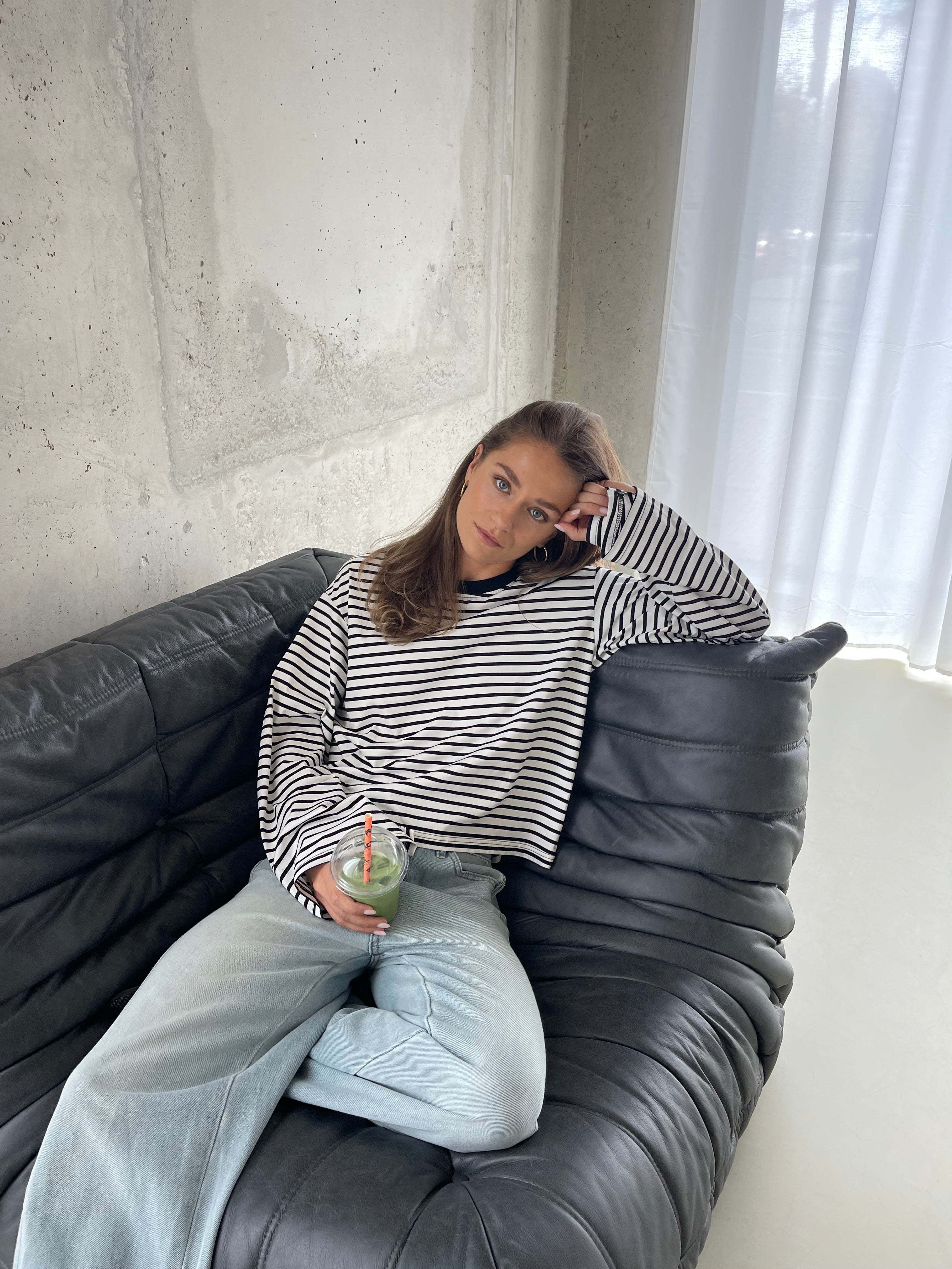 Addison | Striped Wide Sleeve Top