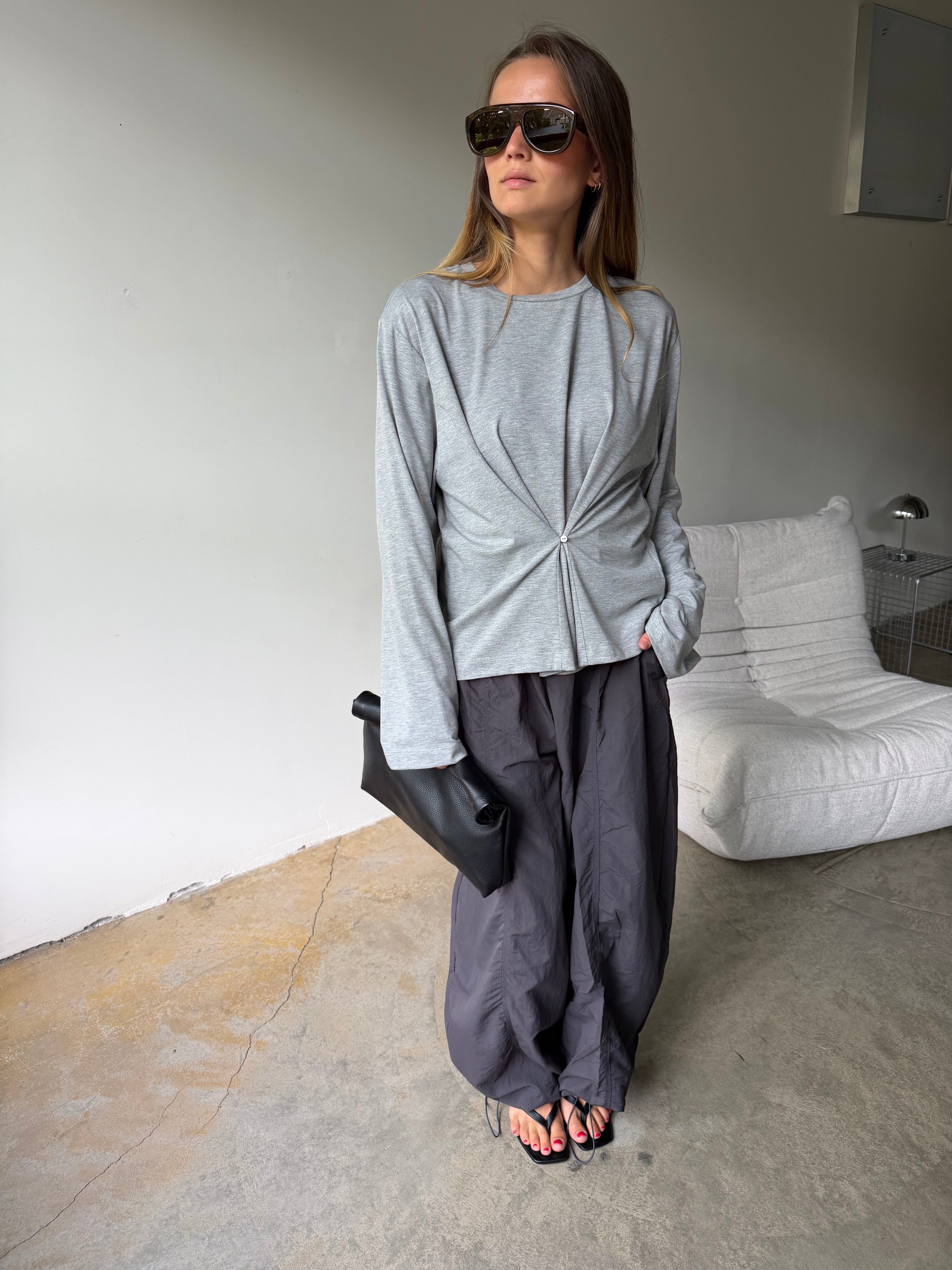 Adelle | Buttoned Wrap Longsleeve
