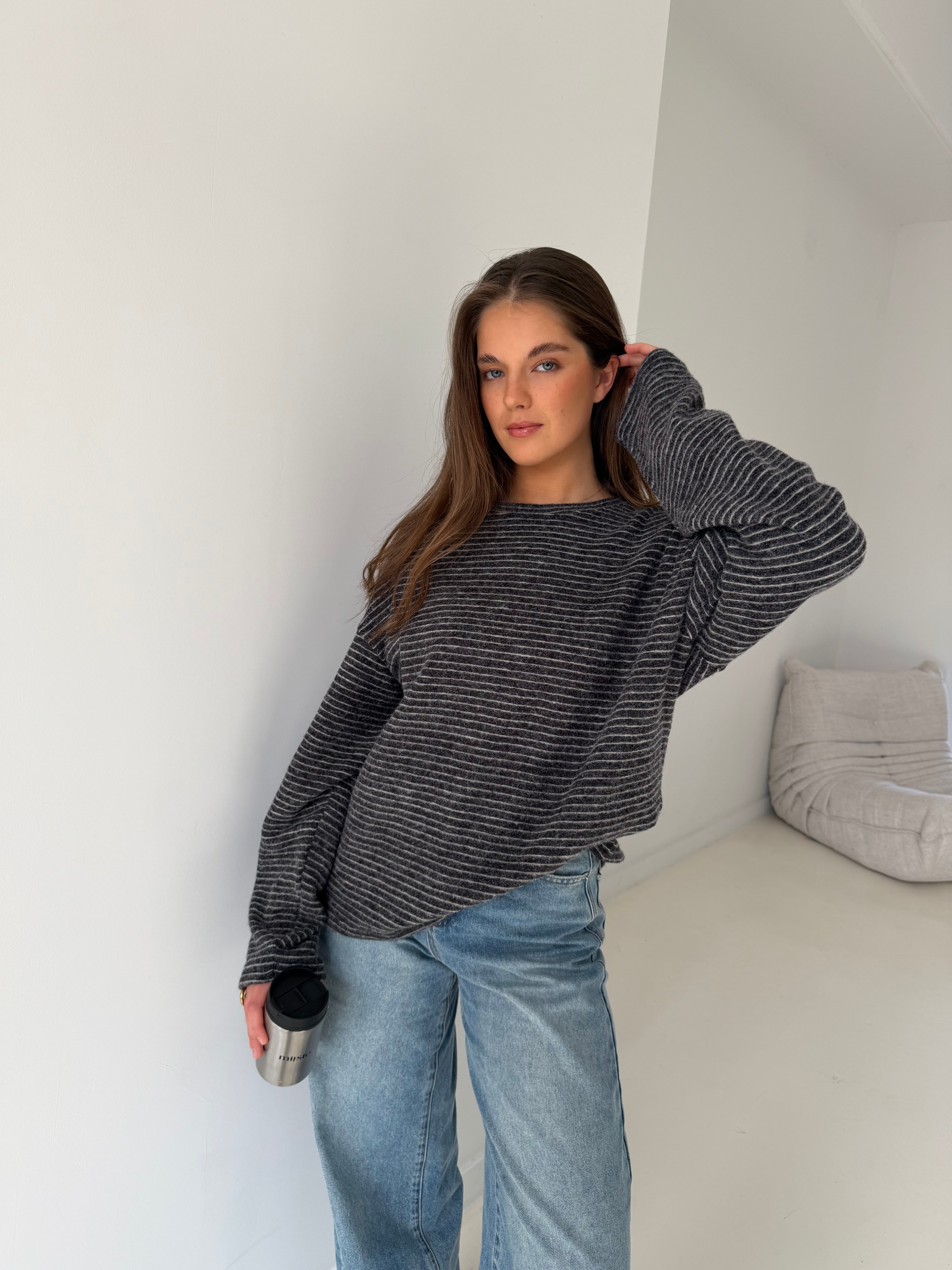 Bree | Striped Knit Pullover
