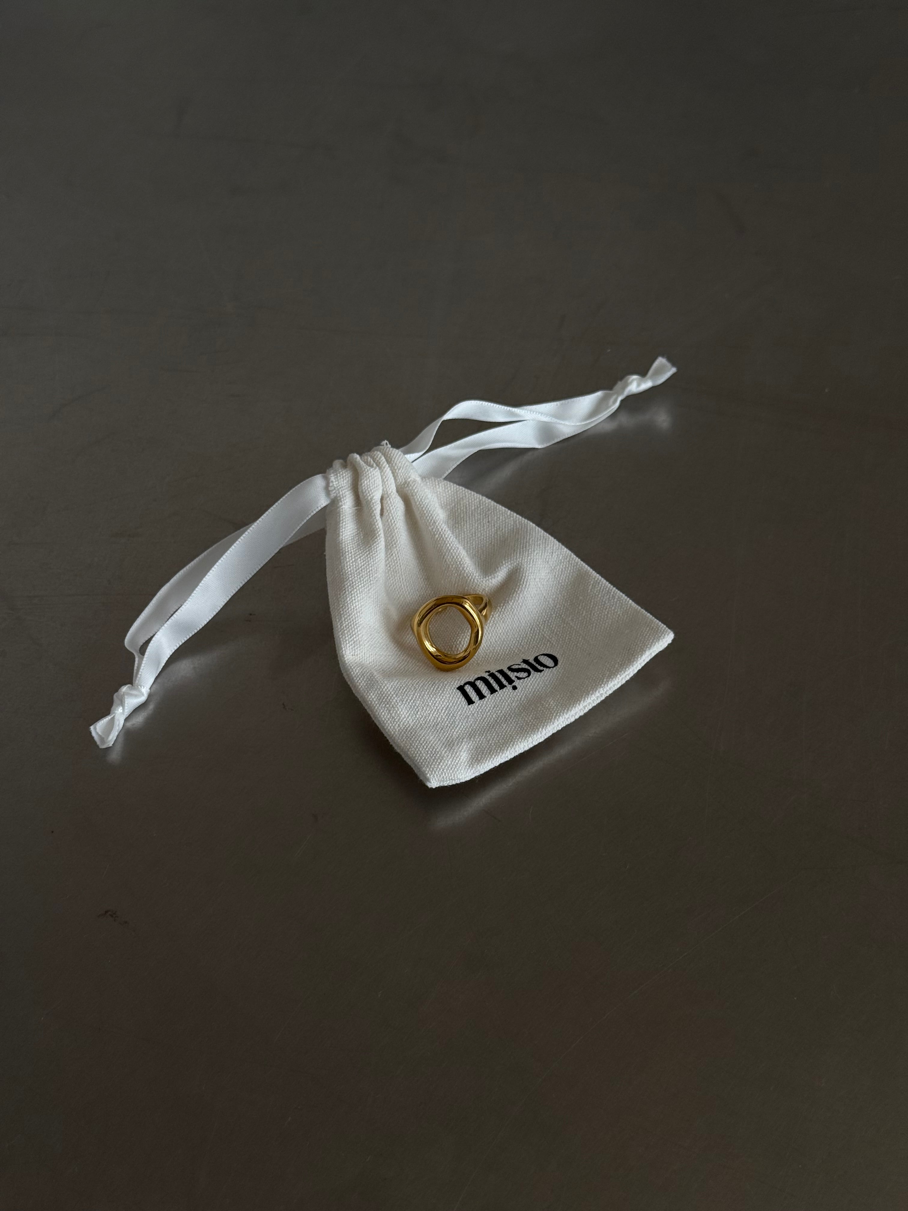 Luna | Hoop Ring - Gold