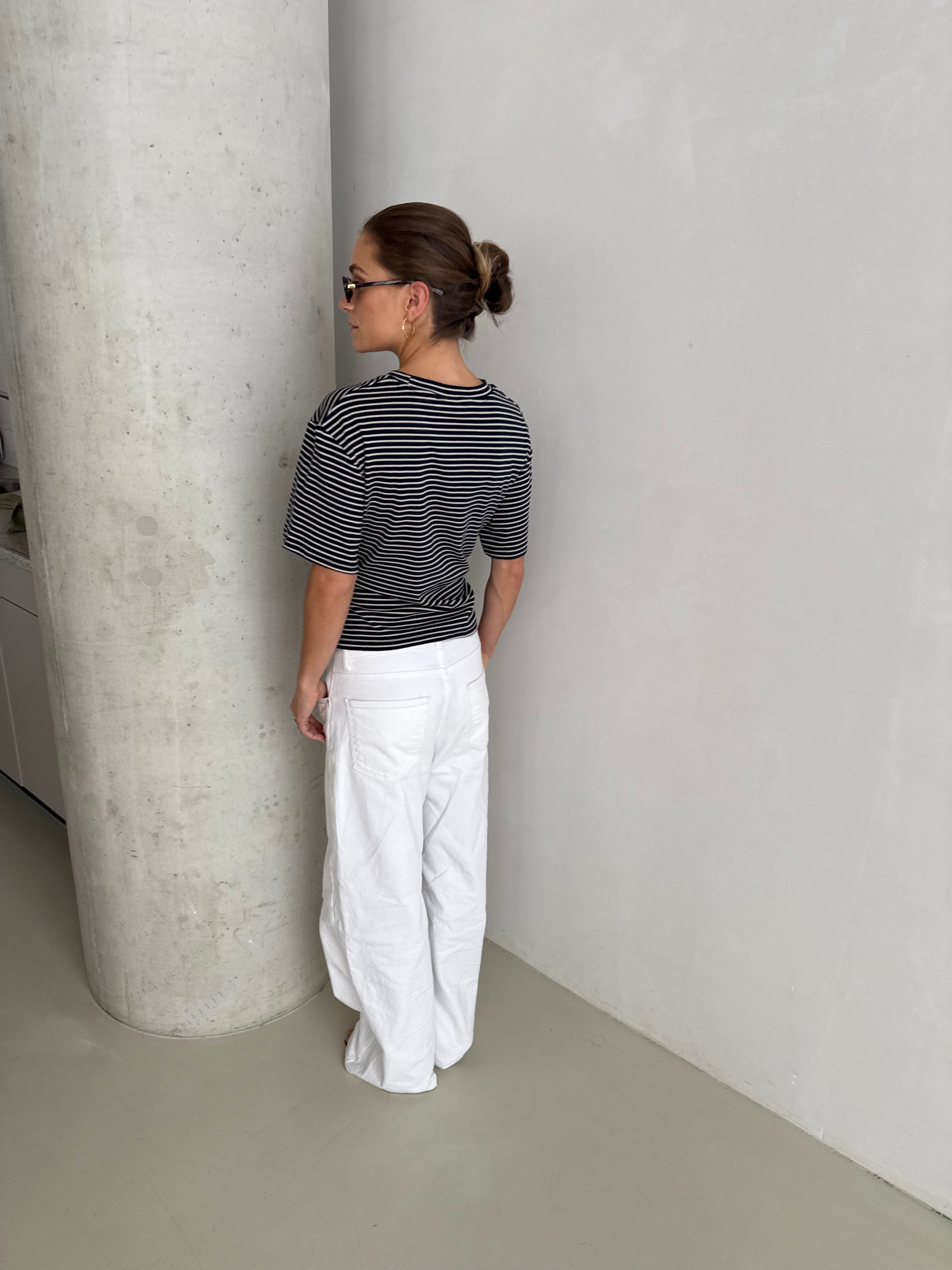 Alyse | Wrapped Tshirt Dark Blue