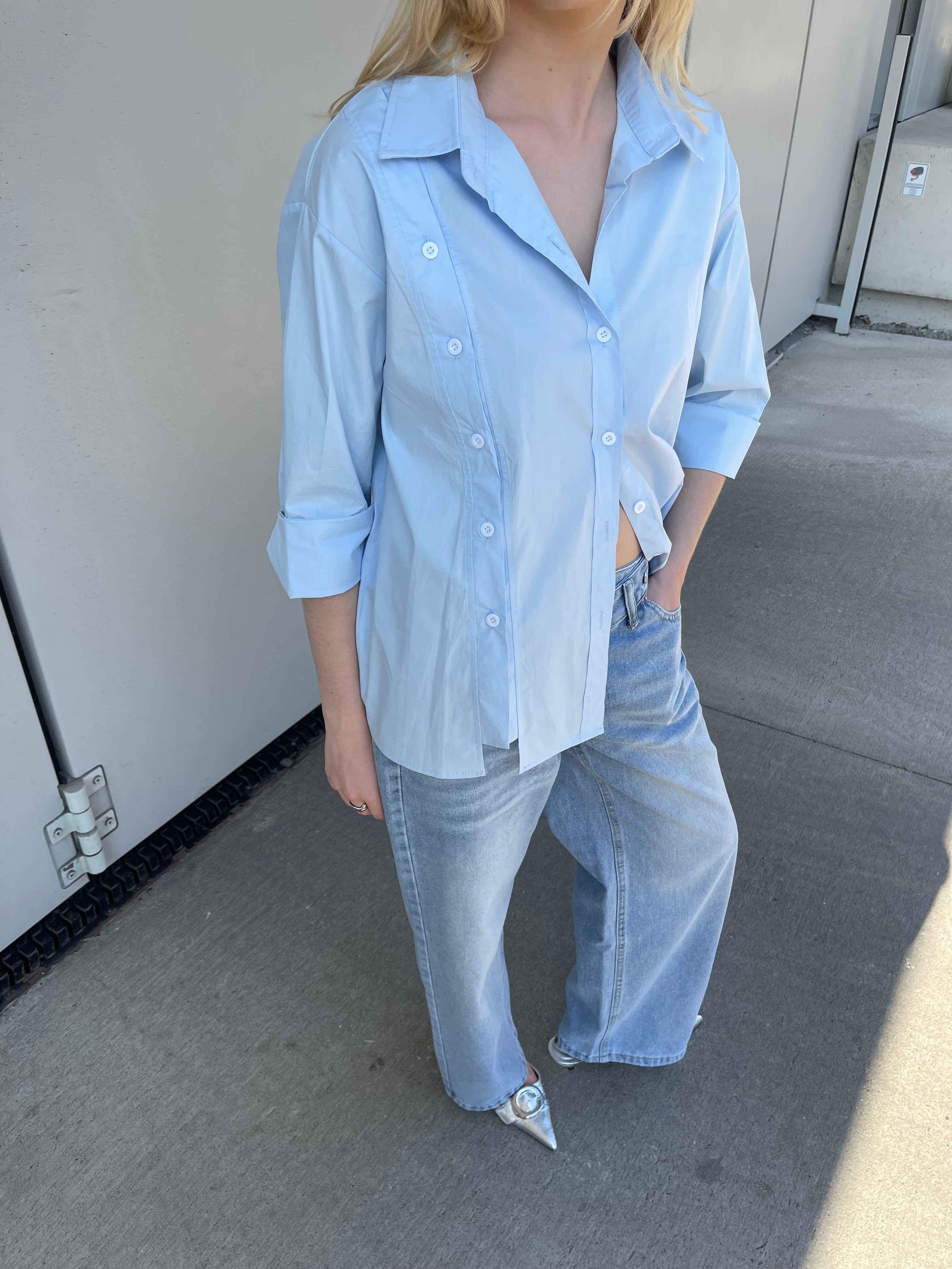 Amani | Buttoned Shirt Blue