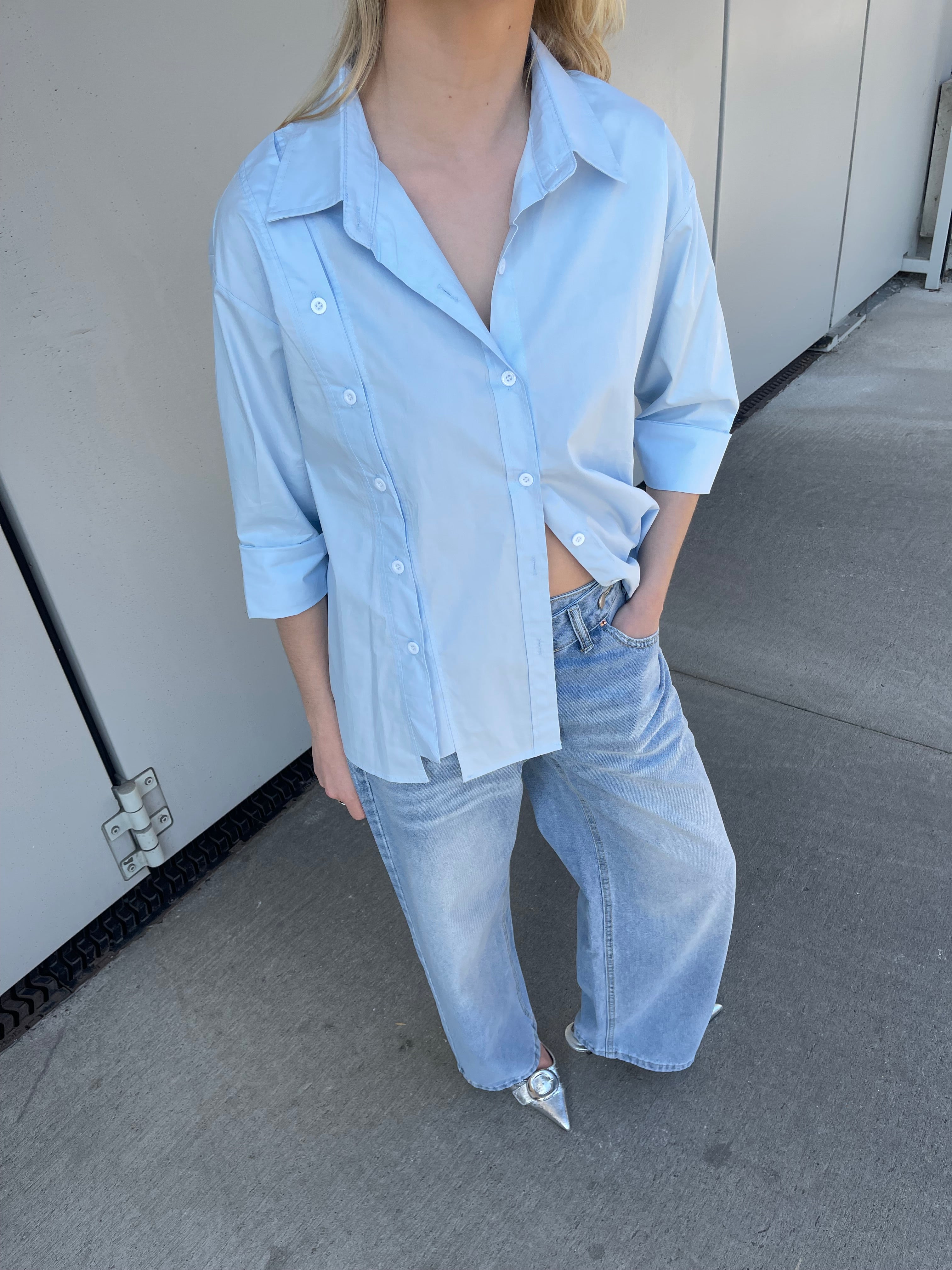 Amani | Buttoned Shirt Blue