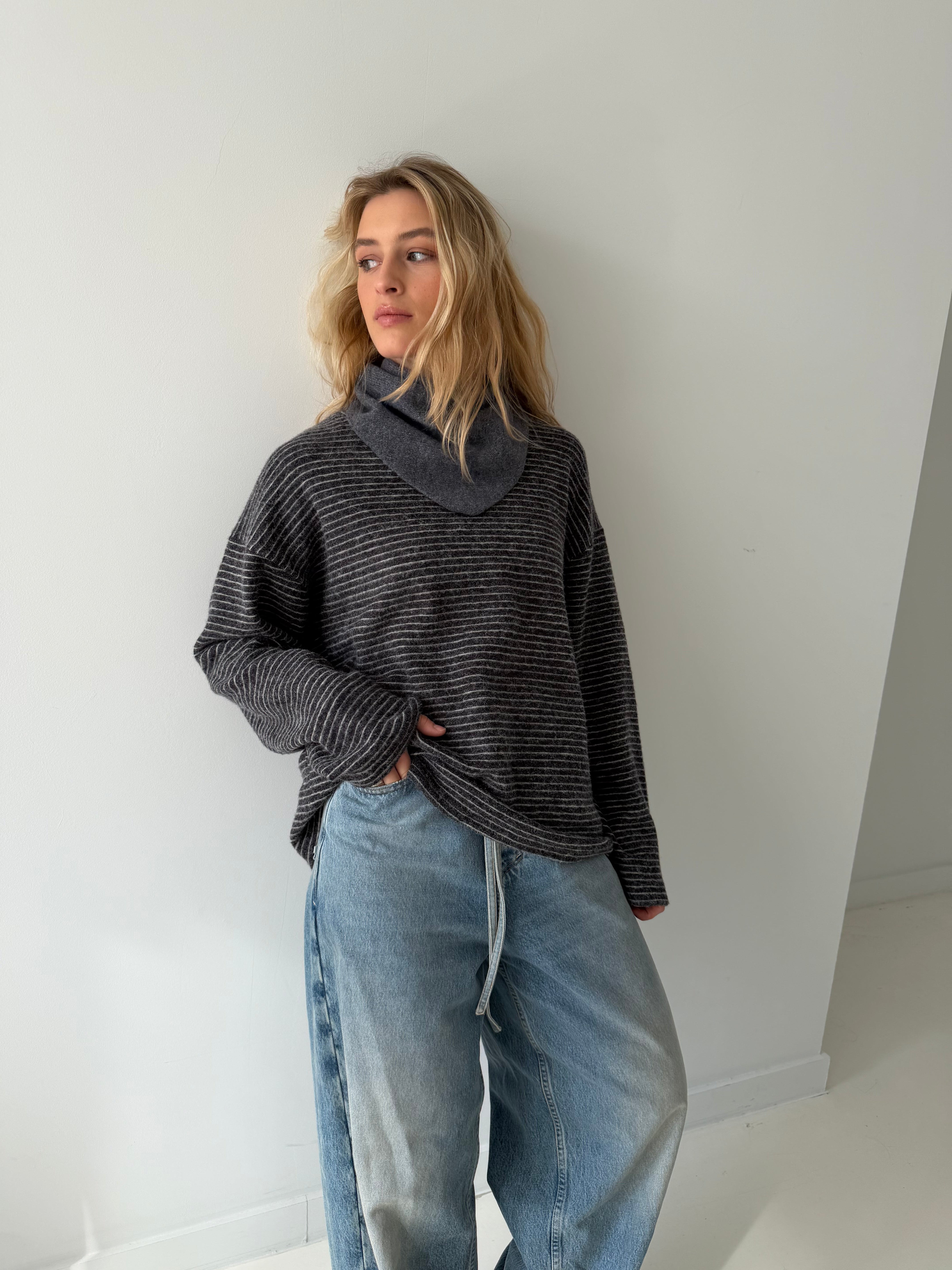 Bree | Striped Knit Pullover