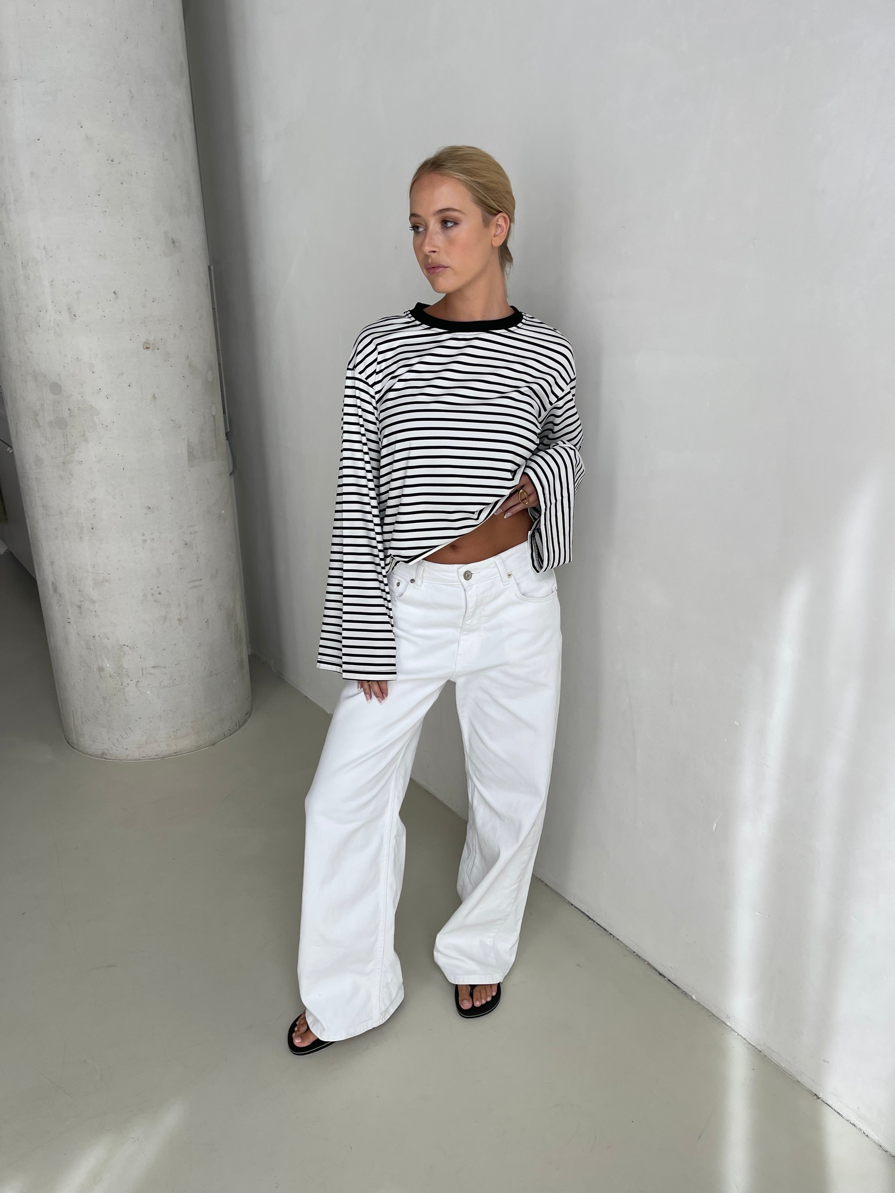 Addison | Striped Wide Sleeve Top