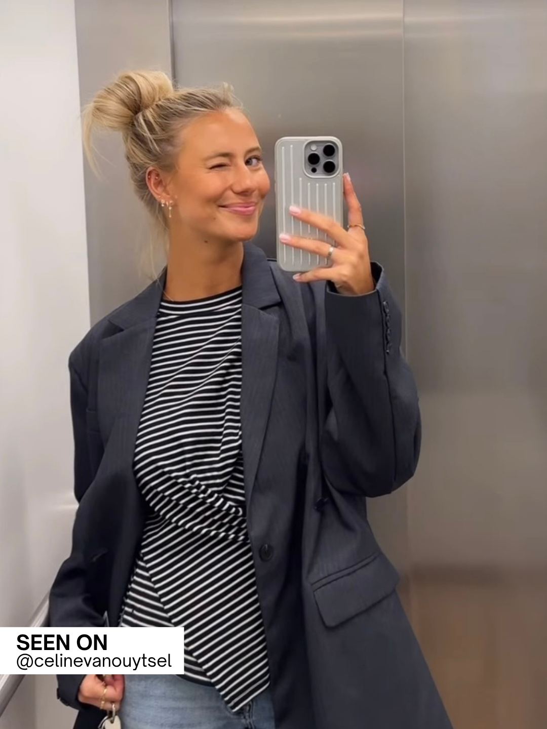 Alyse | Wrapped Tshirt Black