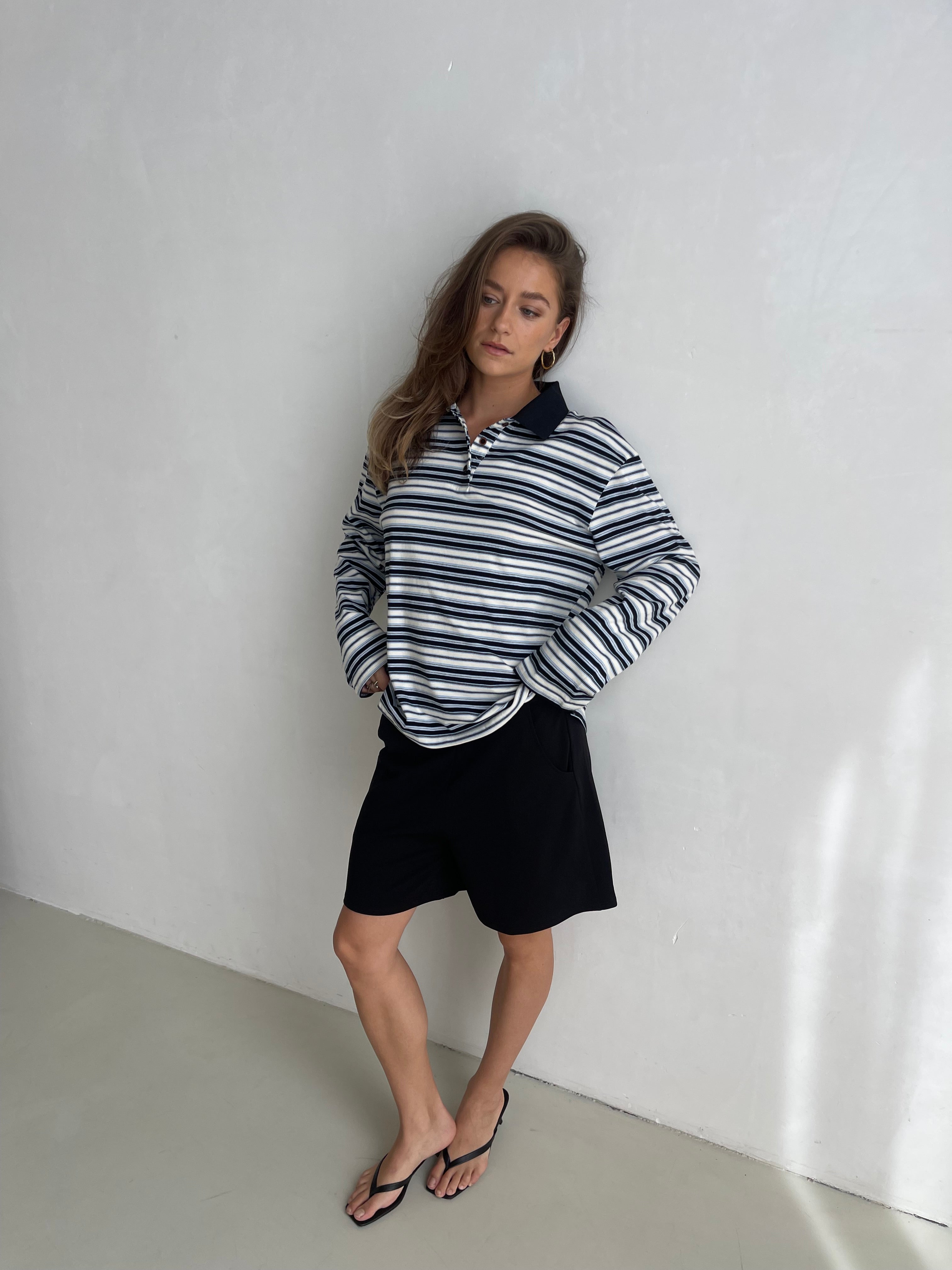 Bailee | Striped Polo Shirt