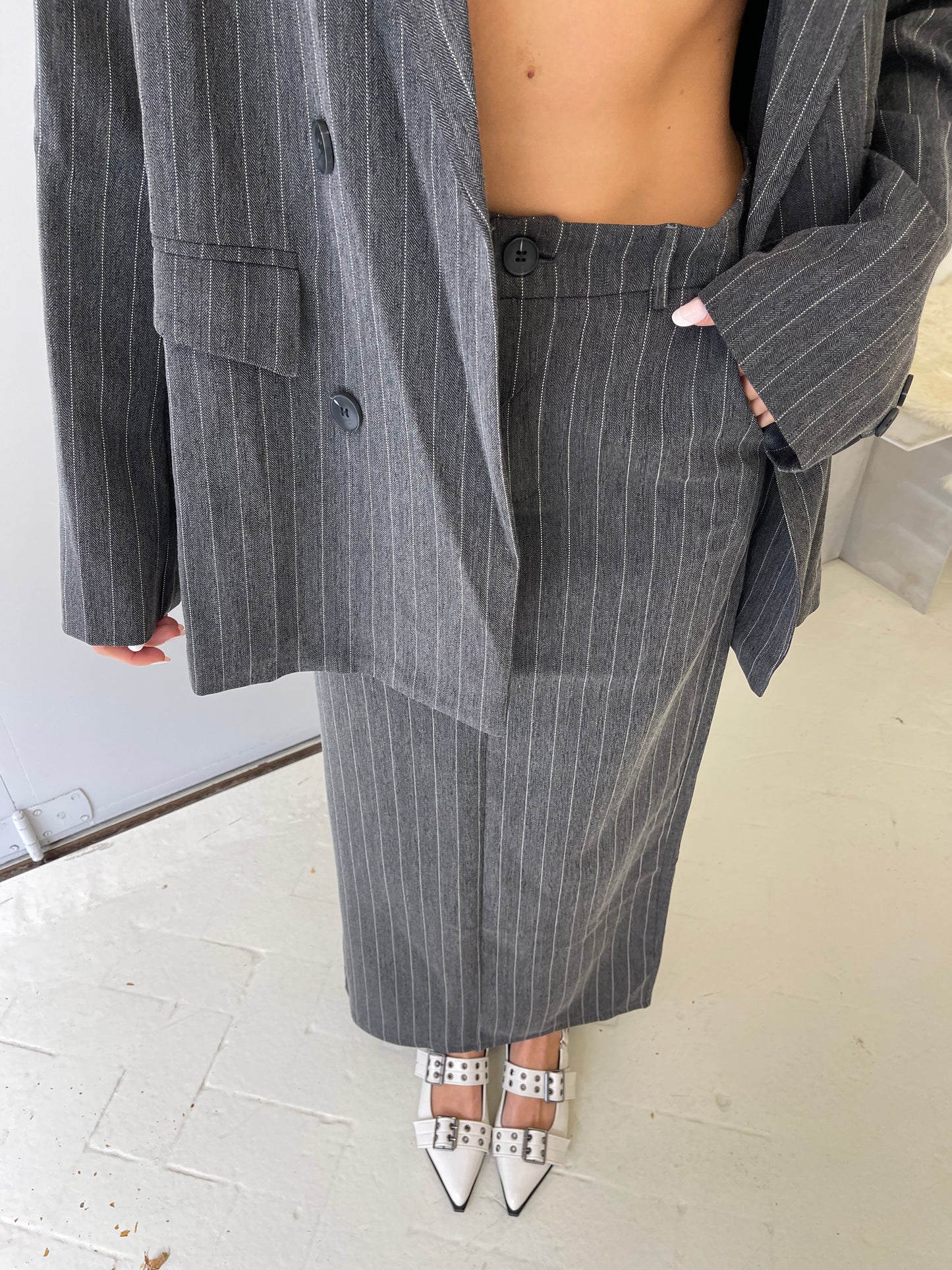 Eloise Skirt | Oversized Suit