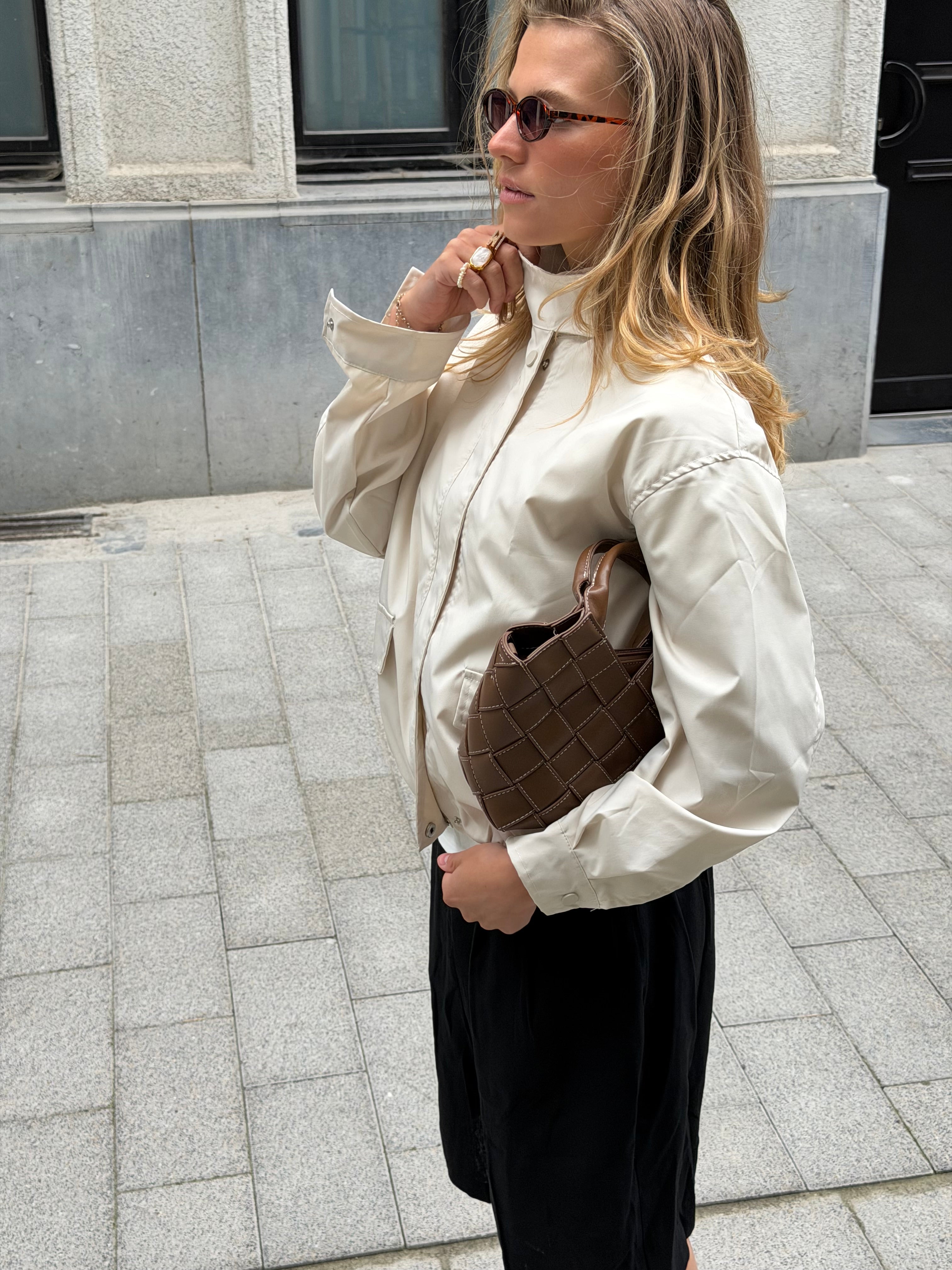 Elia | High Collar Jacket