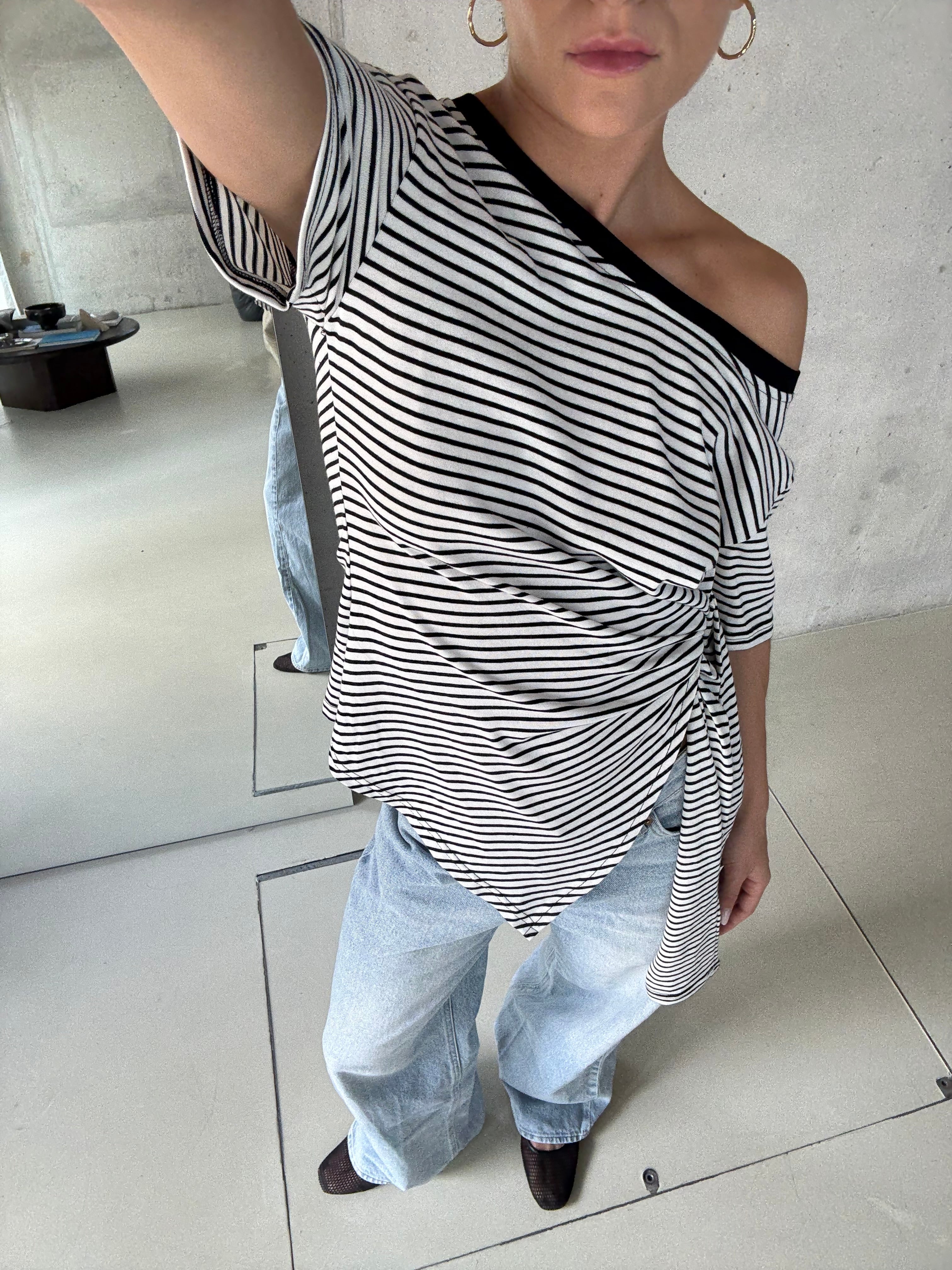Adam | Wrapped Striped Tshirt