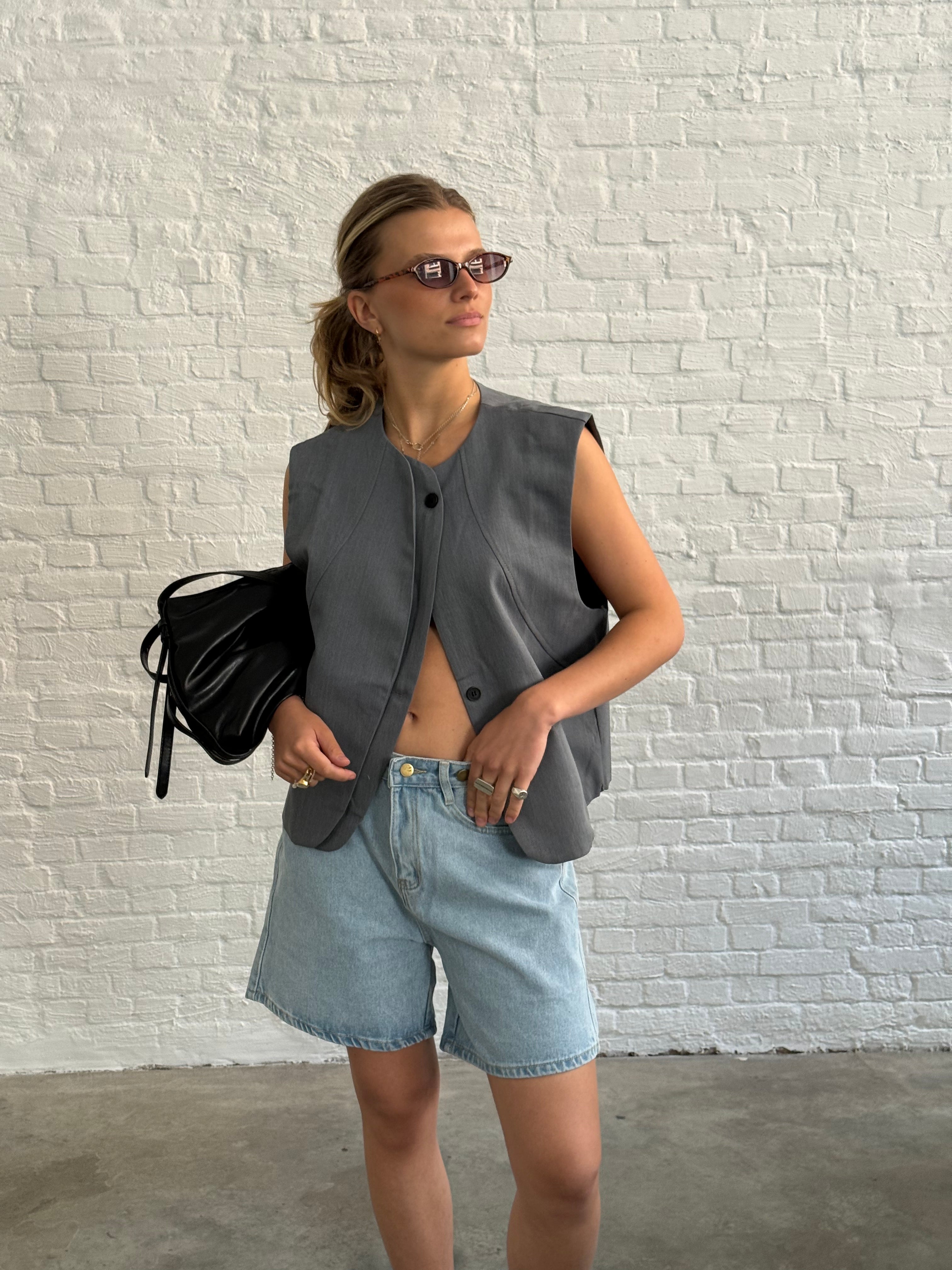 Emma | Double Layered Sleeveless Vest
