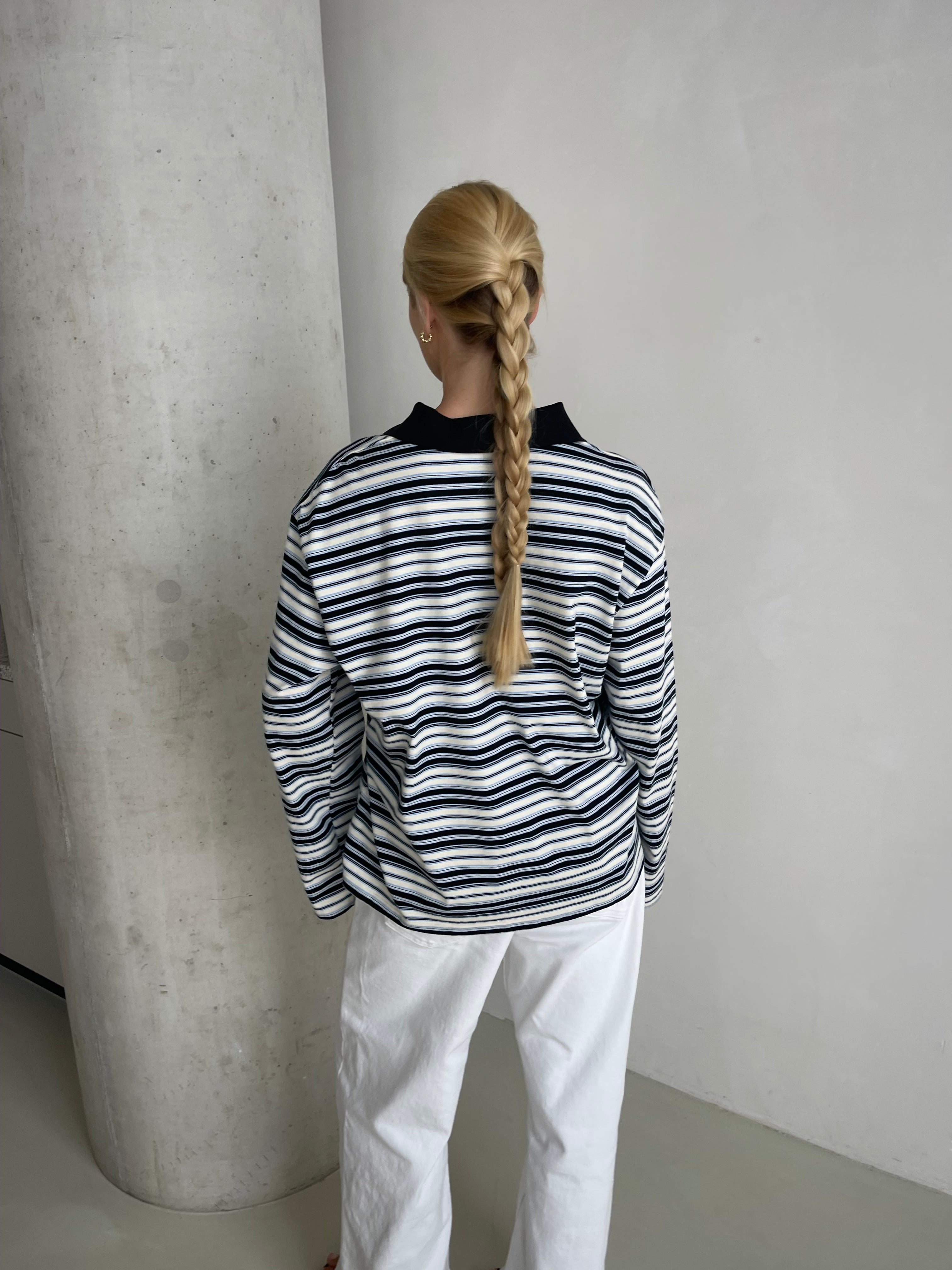 Bailee | Striped Polo Shirt