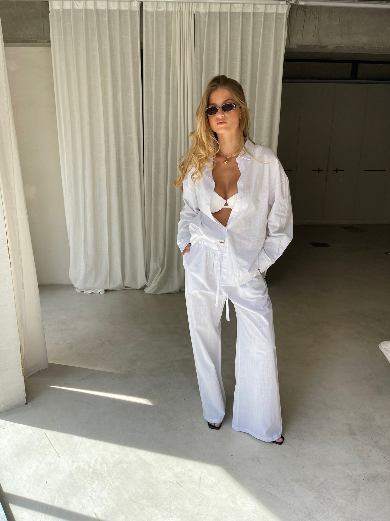 Isa | Linen Beach Set