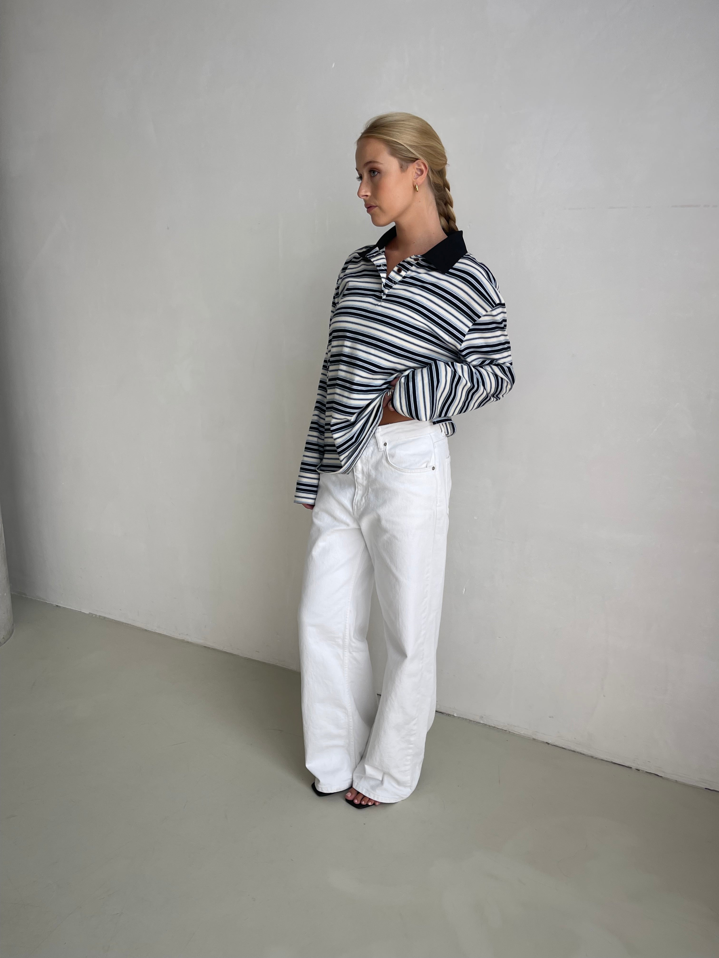 Bailee | Striped Polo Shirt