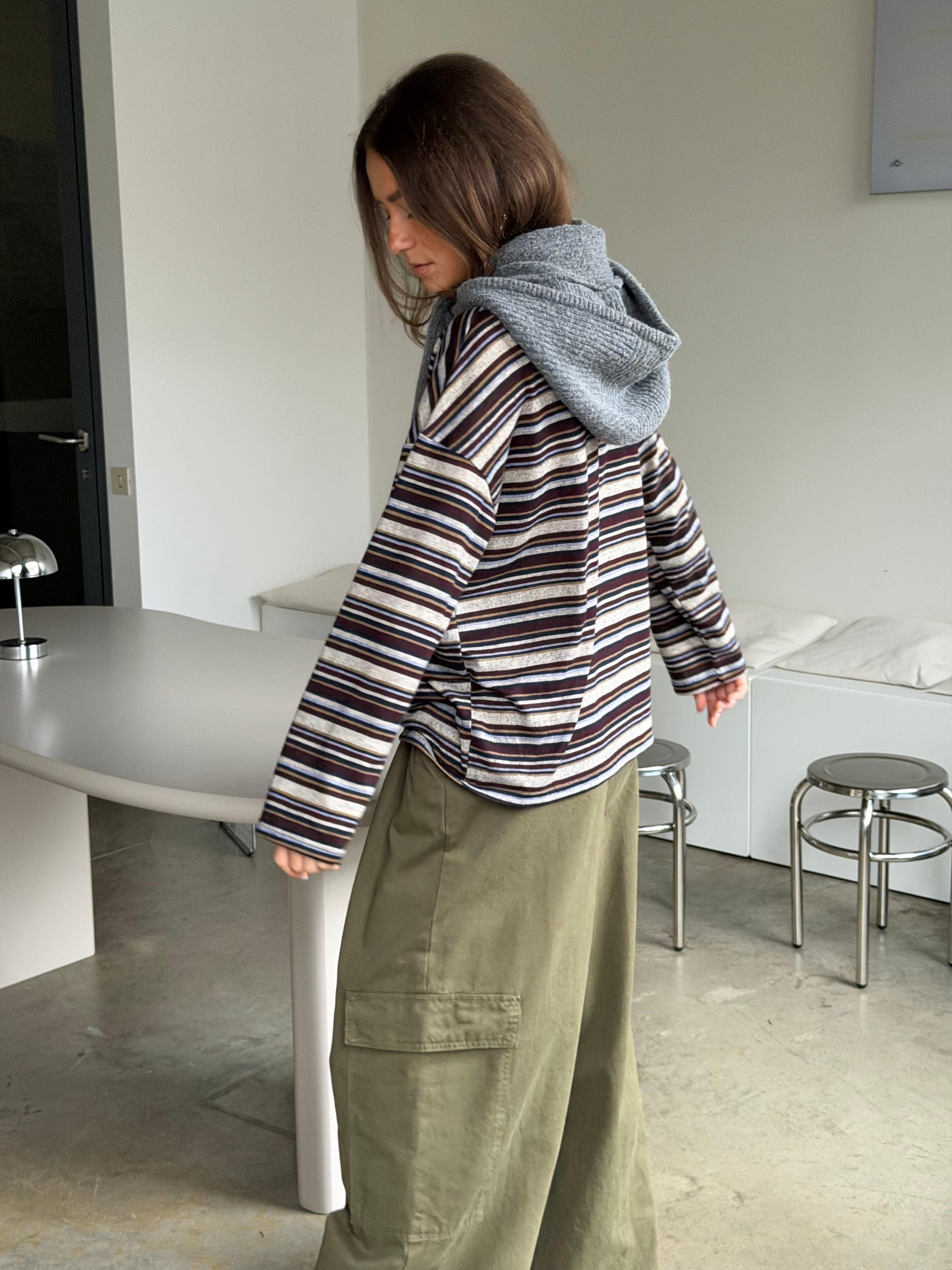 Balaclava Scarf - Grey