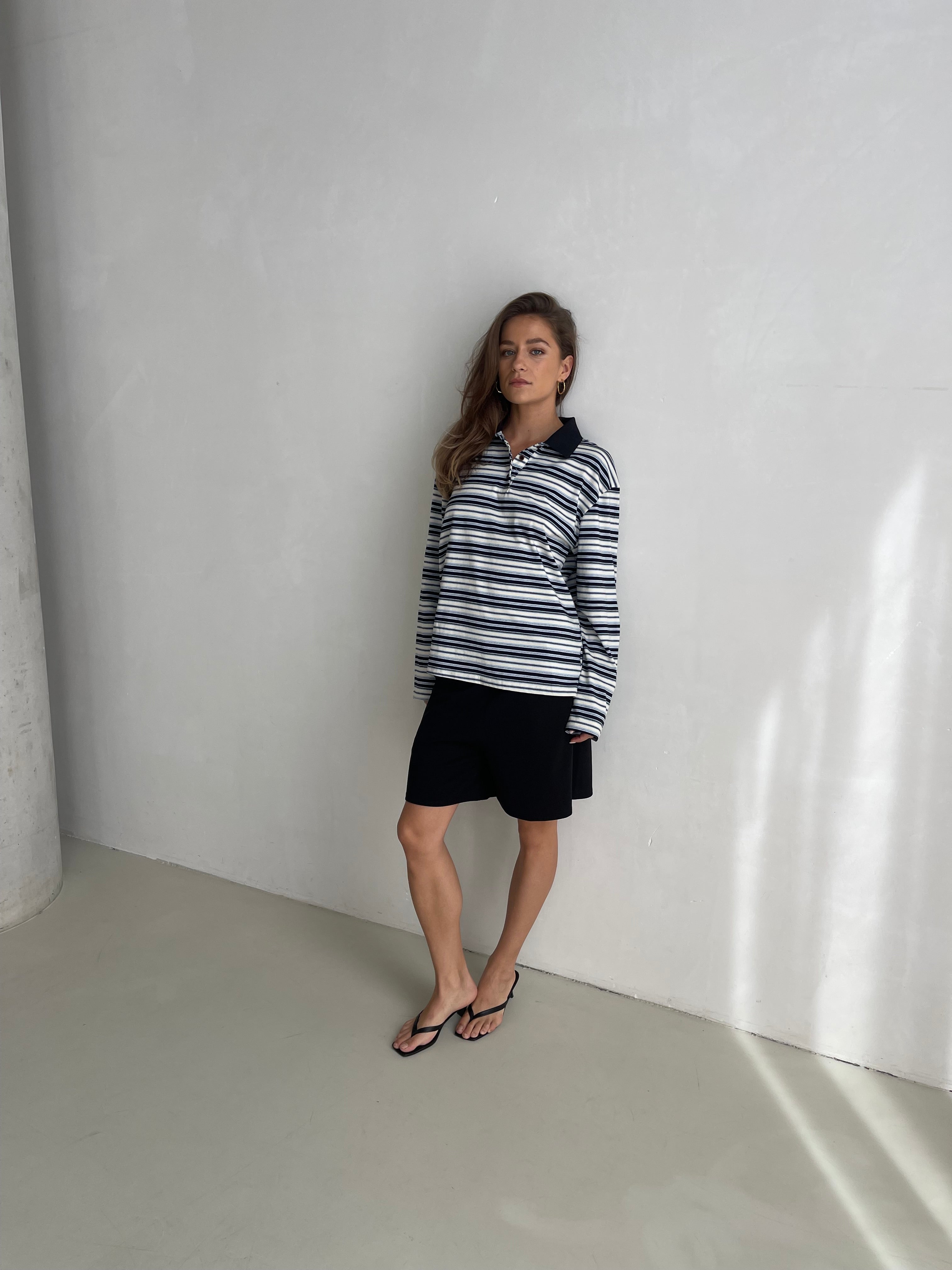 Bailee | Striped Polo Shirt