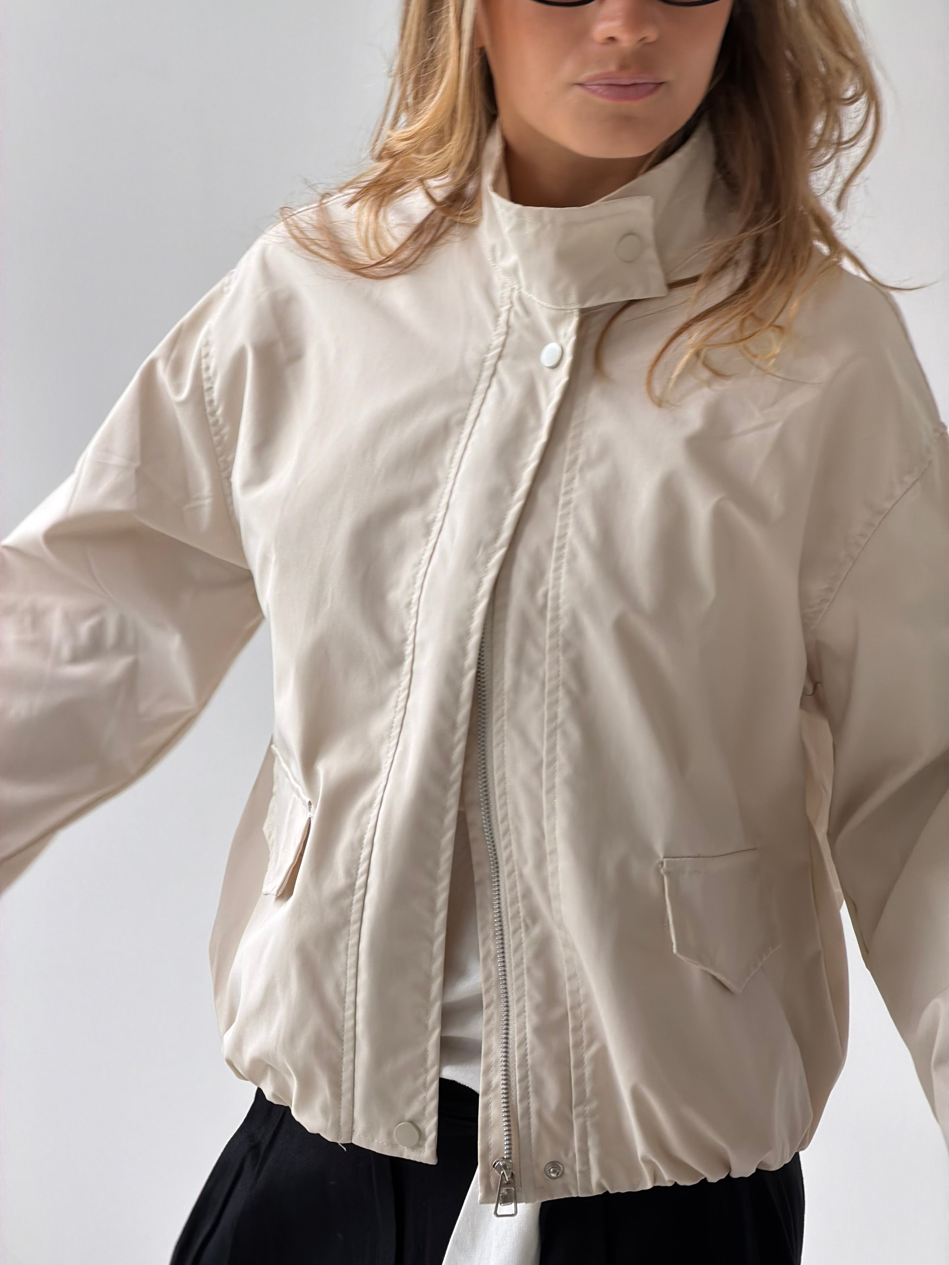 Elia | High Collar Jacket
