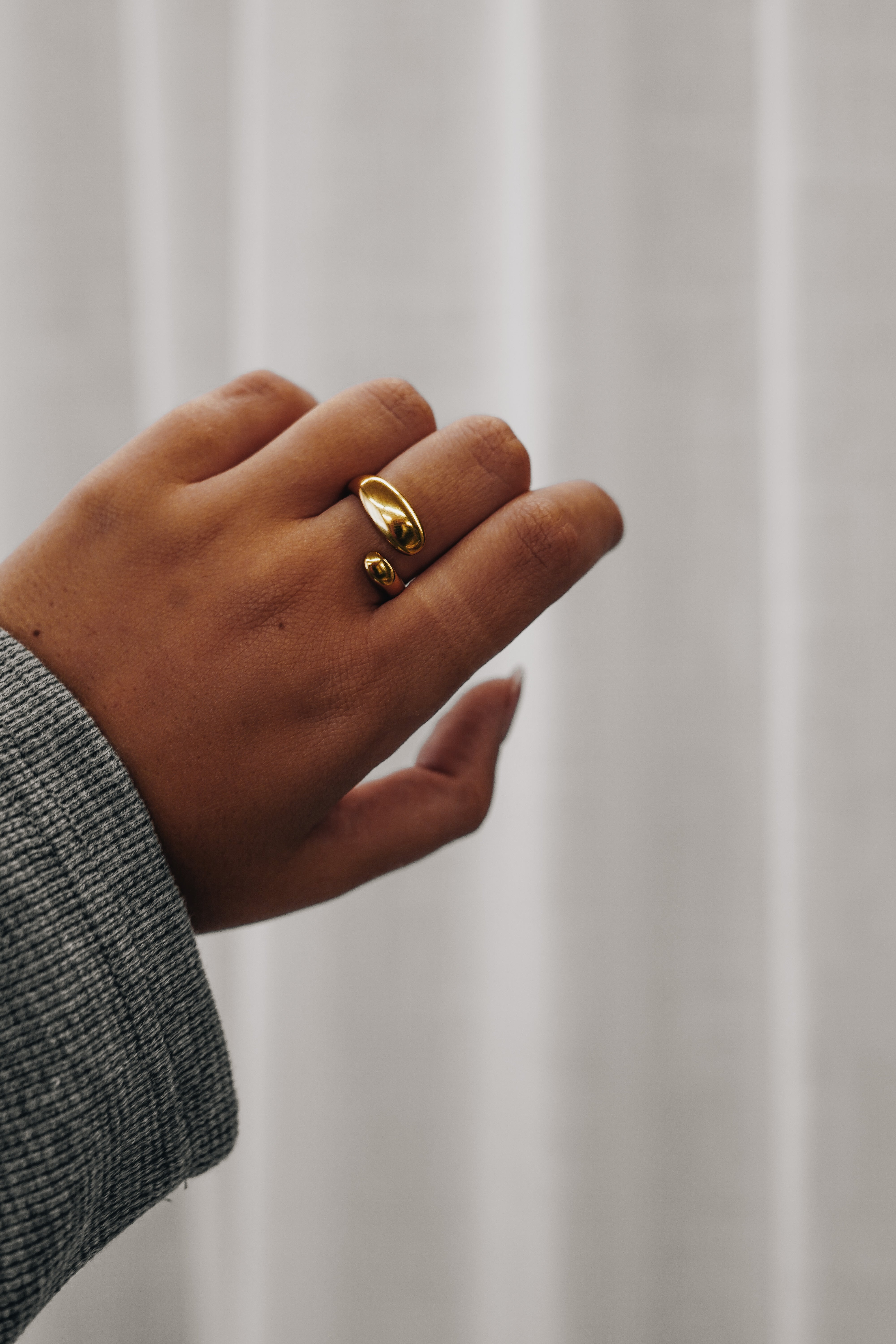 Aurora | Stamp Ring - Gold