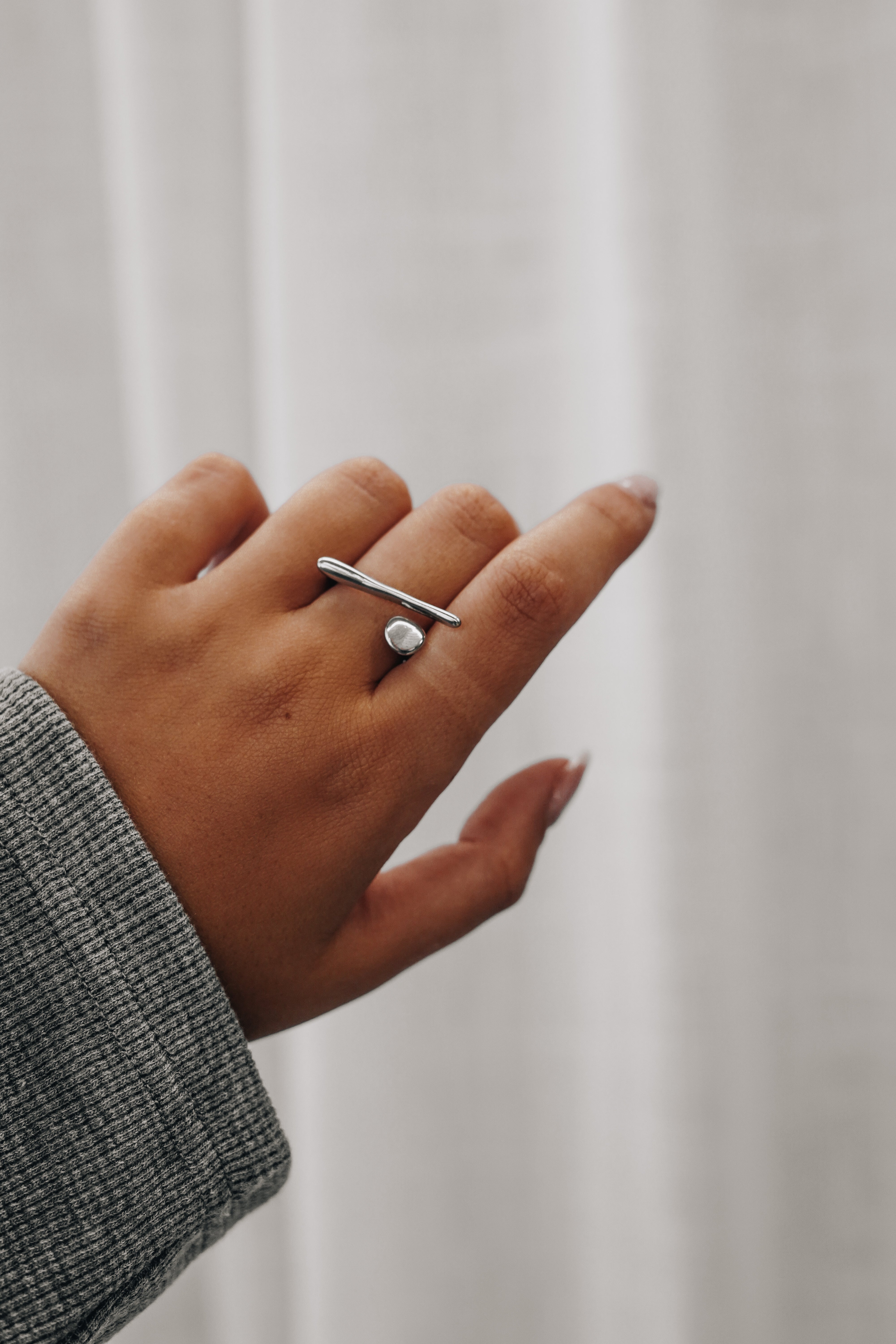 Calypso | Stick Ring - Silver