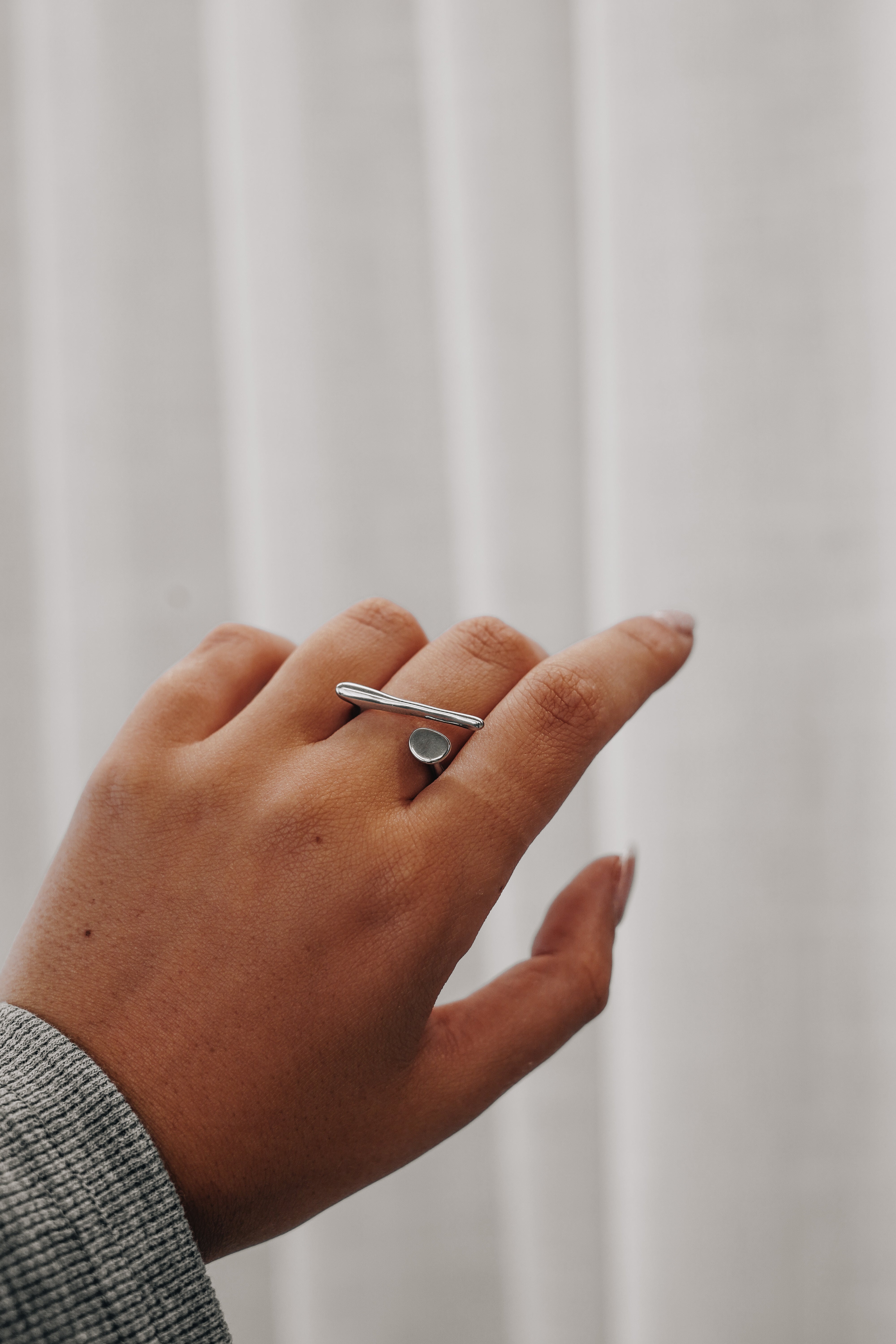 Calypso | Stick Ring - Silver