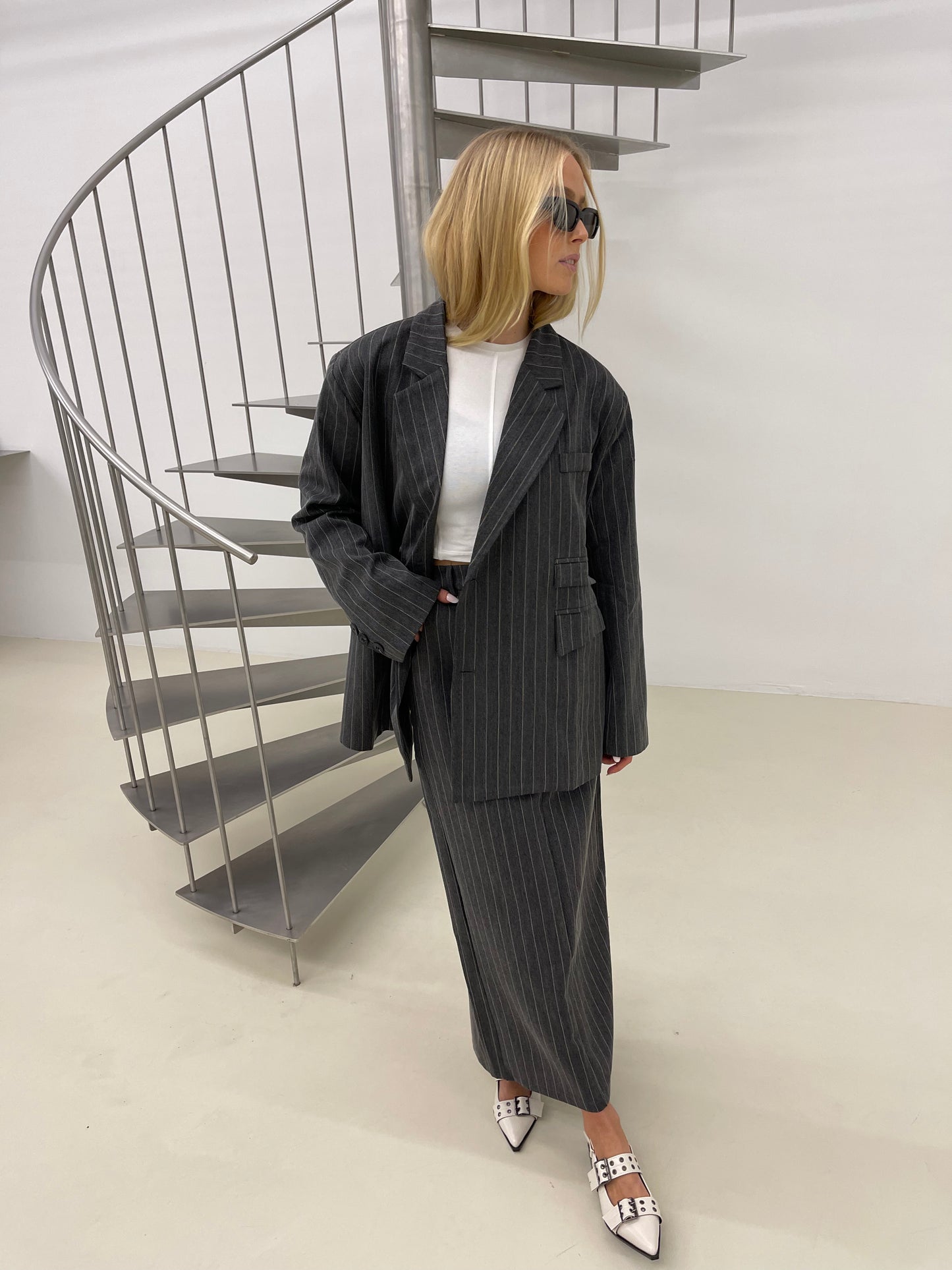 Eloise Skirt | Oversized Suit