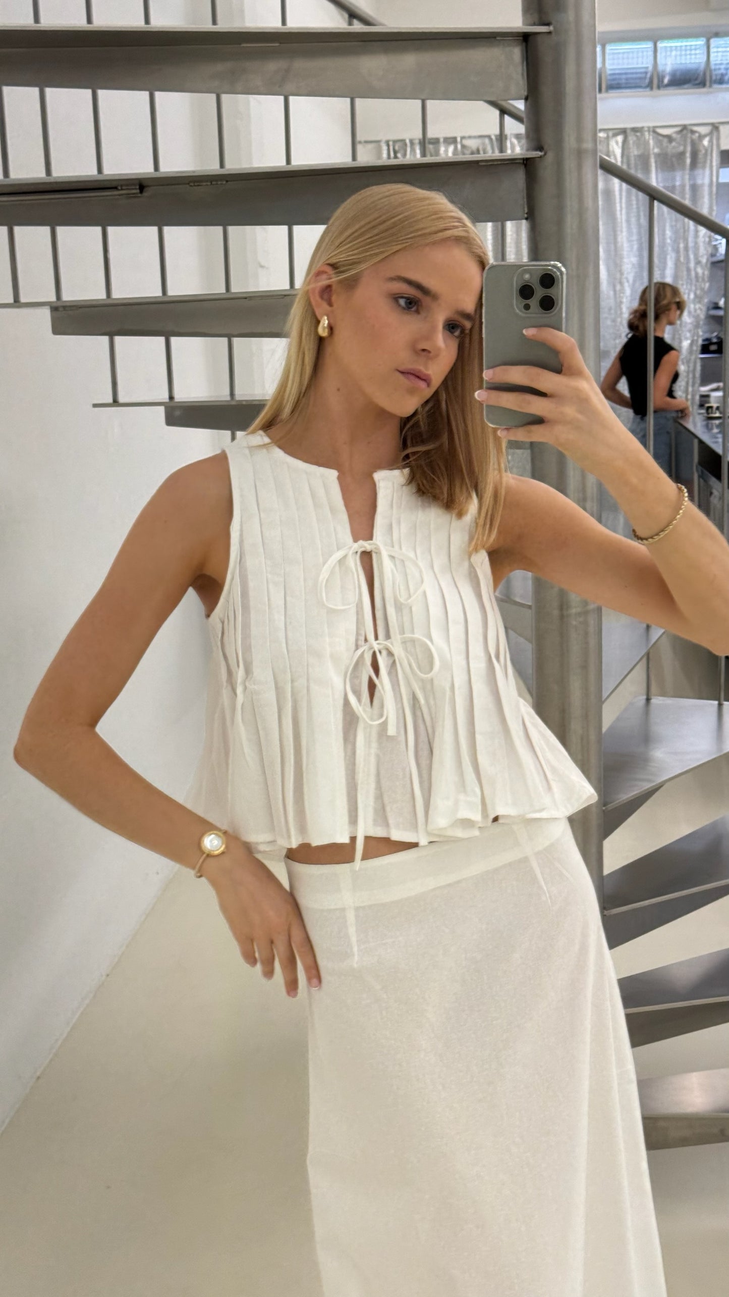 Sam | Pleated Top