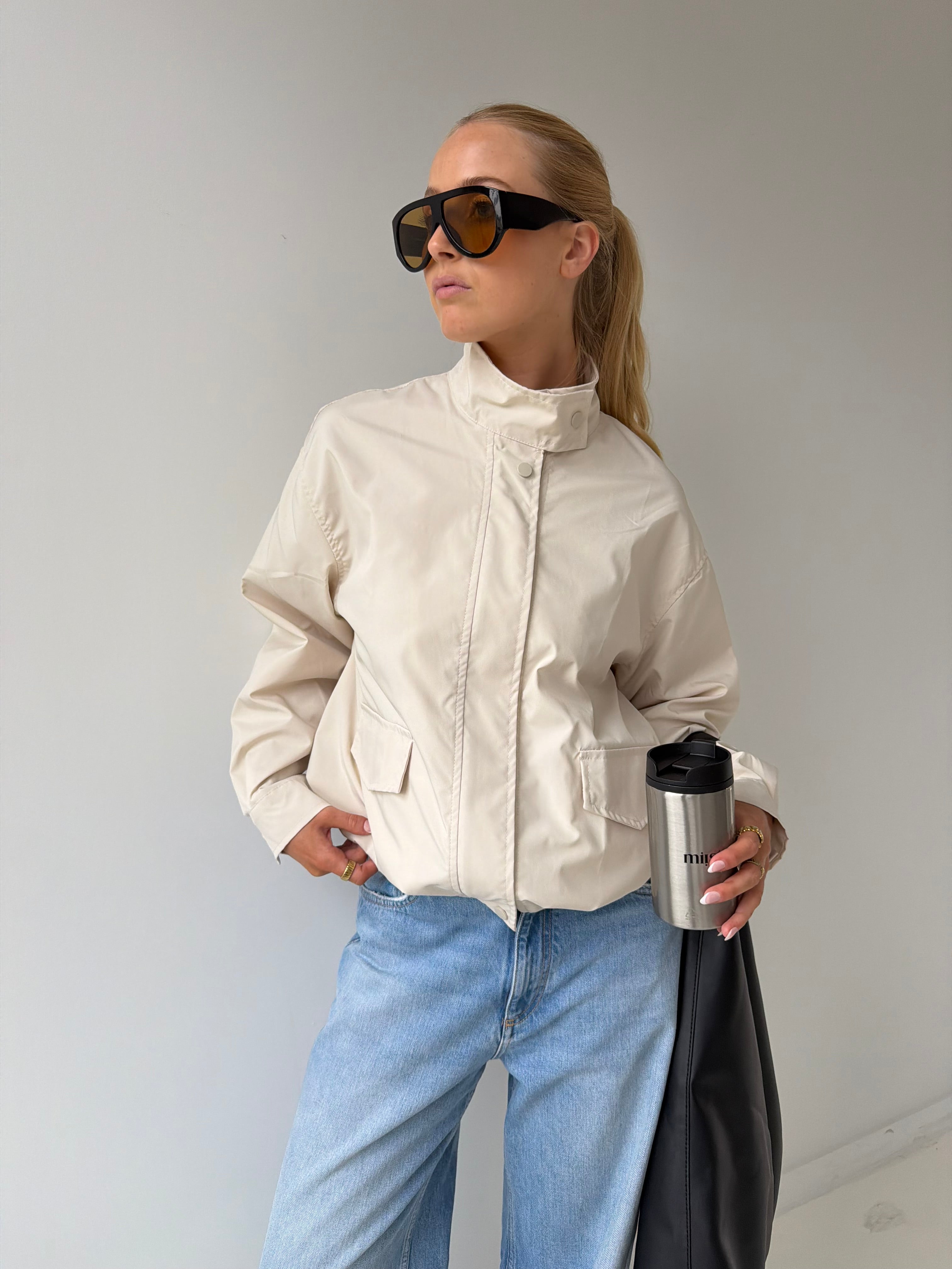 Elia | High Collar Jacket