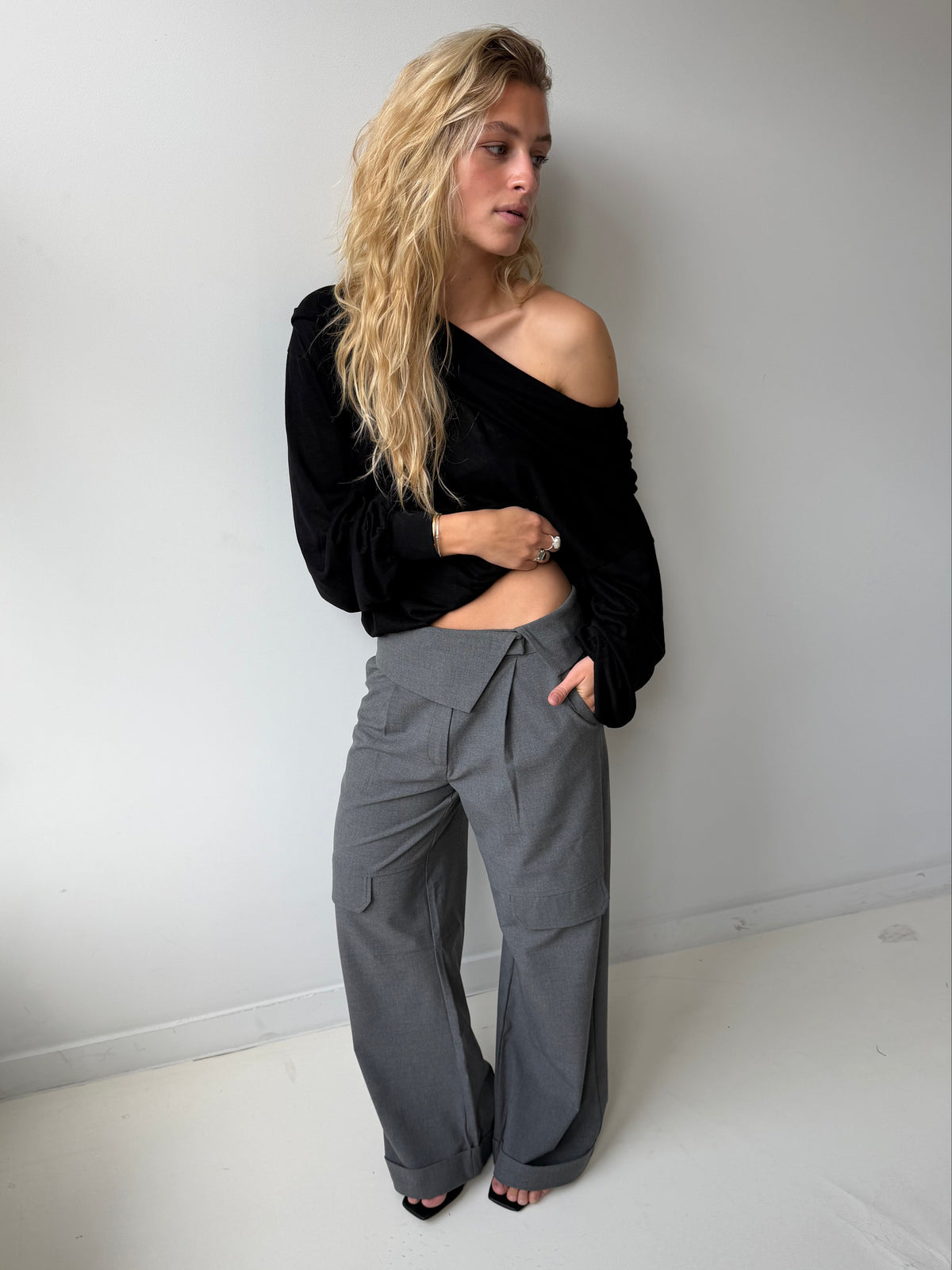 Paisley | Cargo Trousers Dark Grey