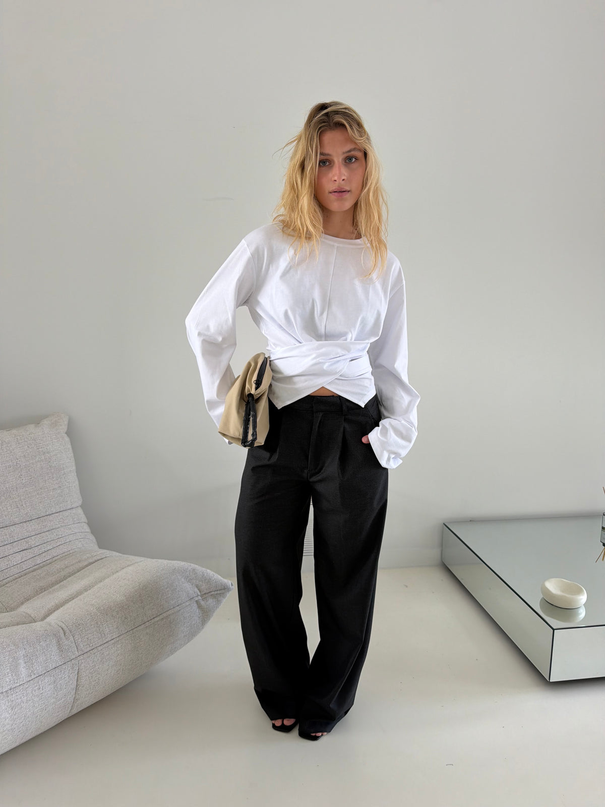 Adria | Wrapped Longsleeve Shirt