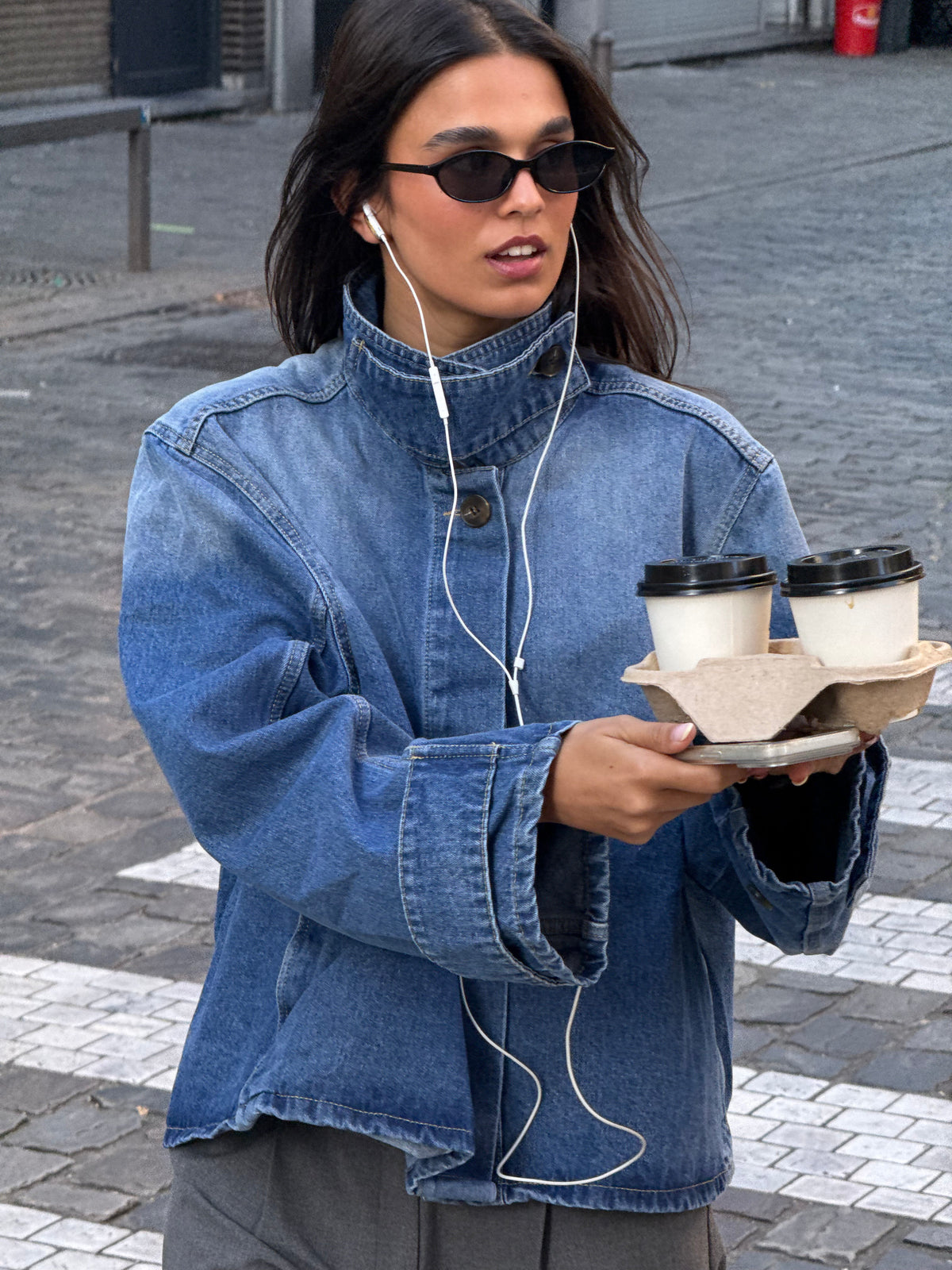 Elin | Denim Collar Jacket