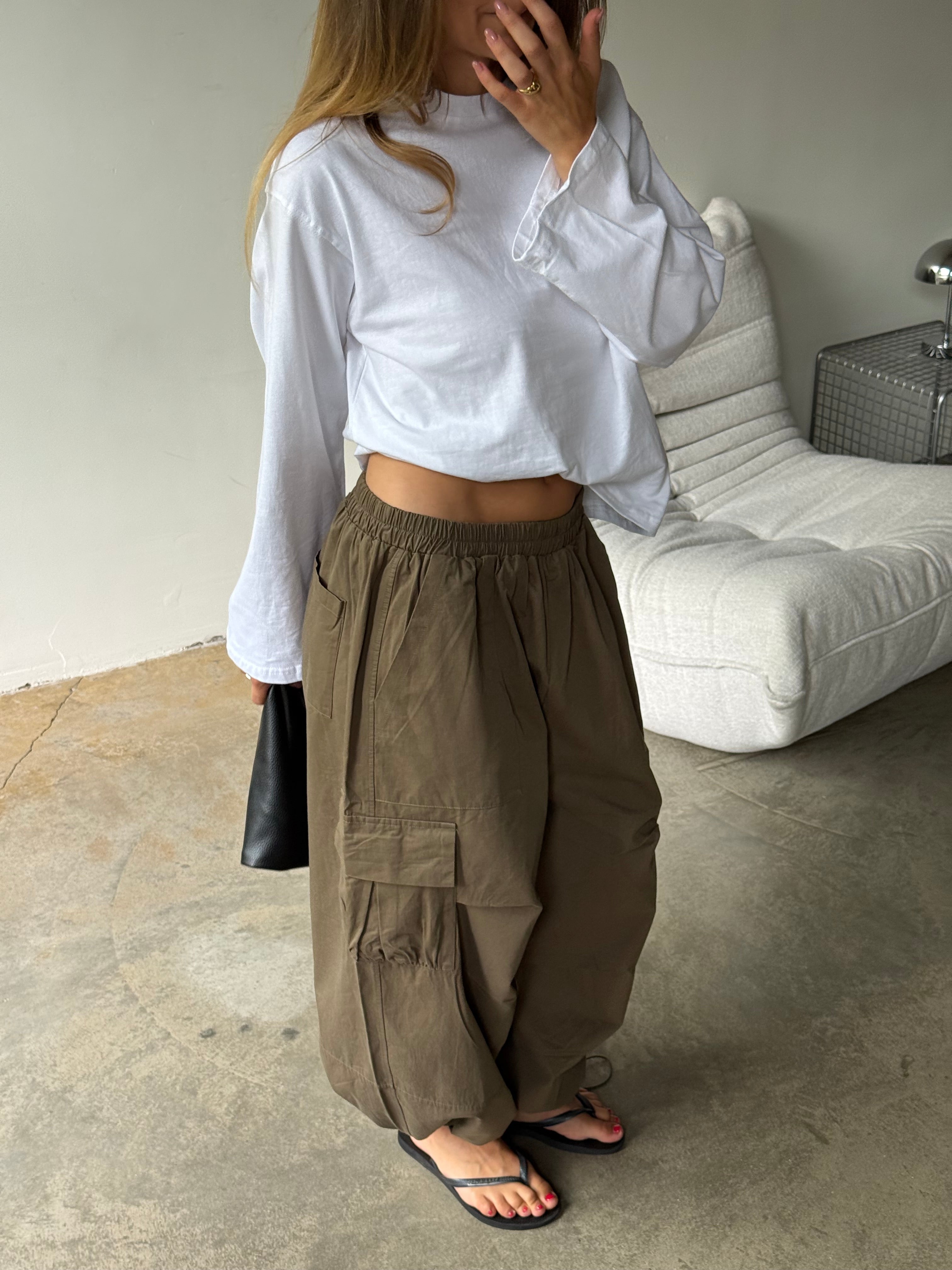 Porter | Balloon Track Cargo Pants