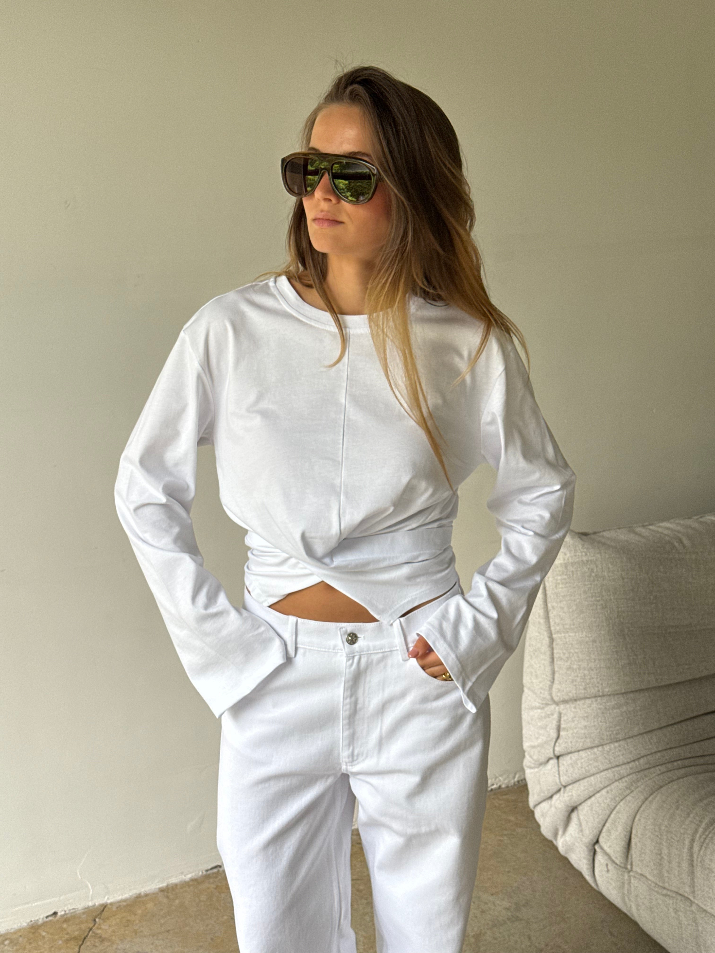 Adria | Wrapped Longsleeve Shirt