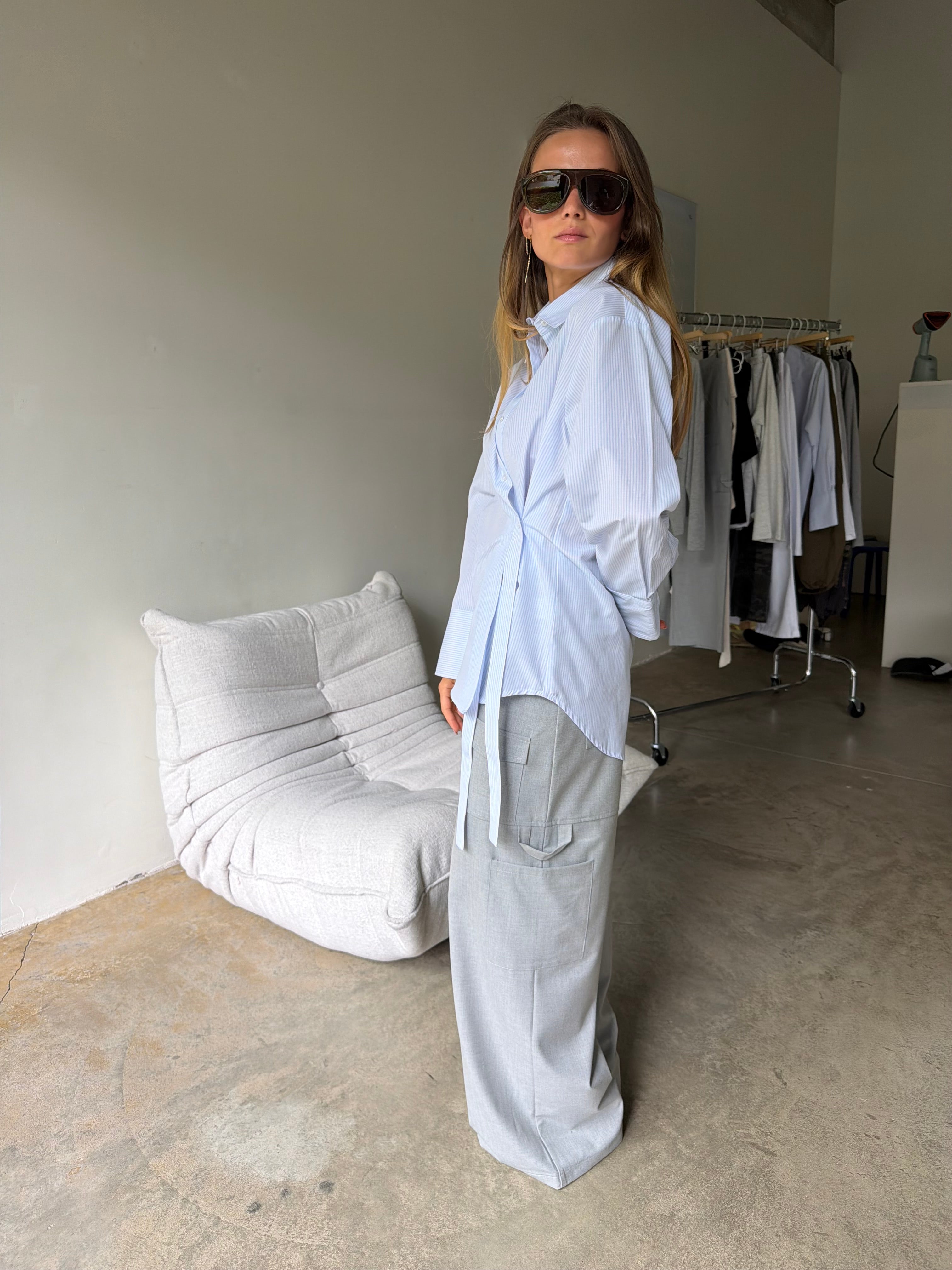 Phoebe | Cargo Trousers Grey