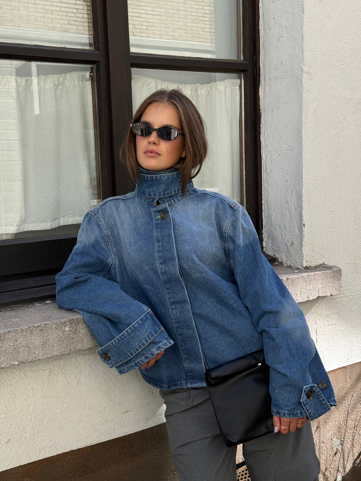 Elin | Denim Collar Jacket