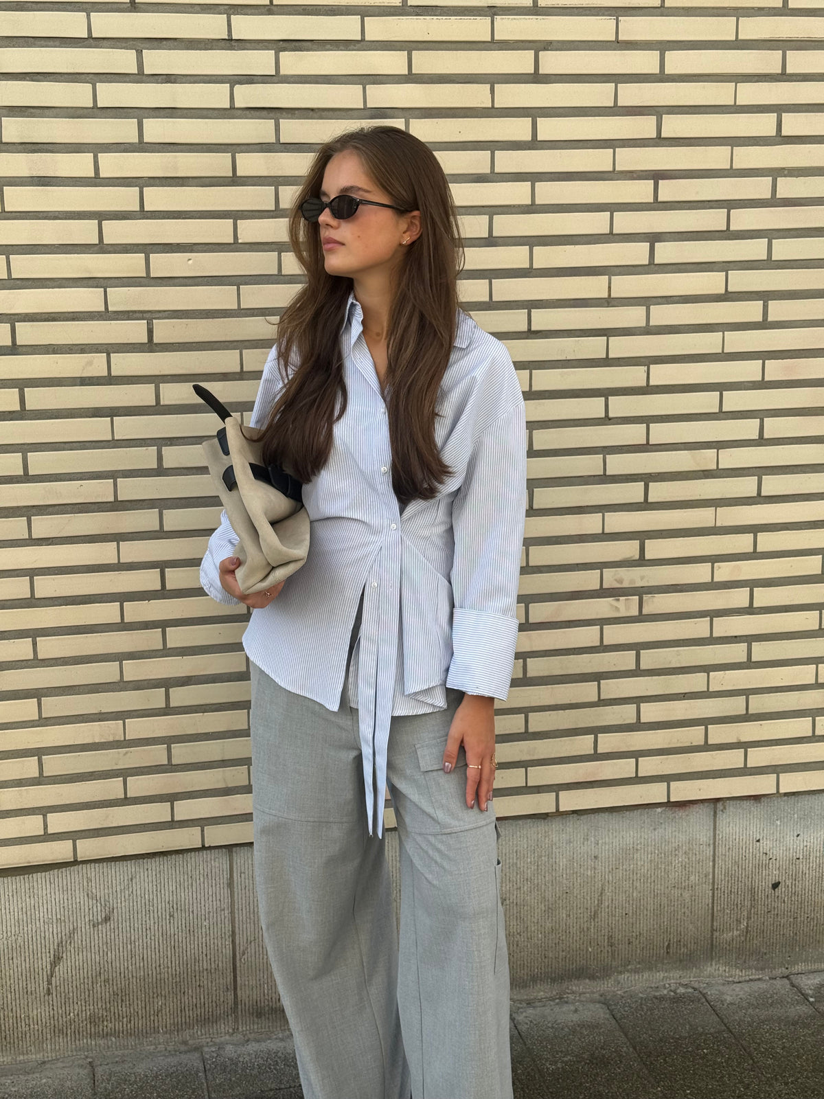 Avery | Wrapped Ribbon Shirt