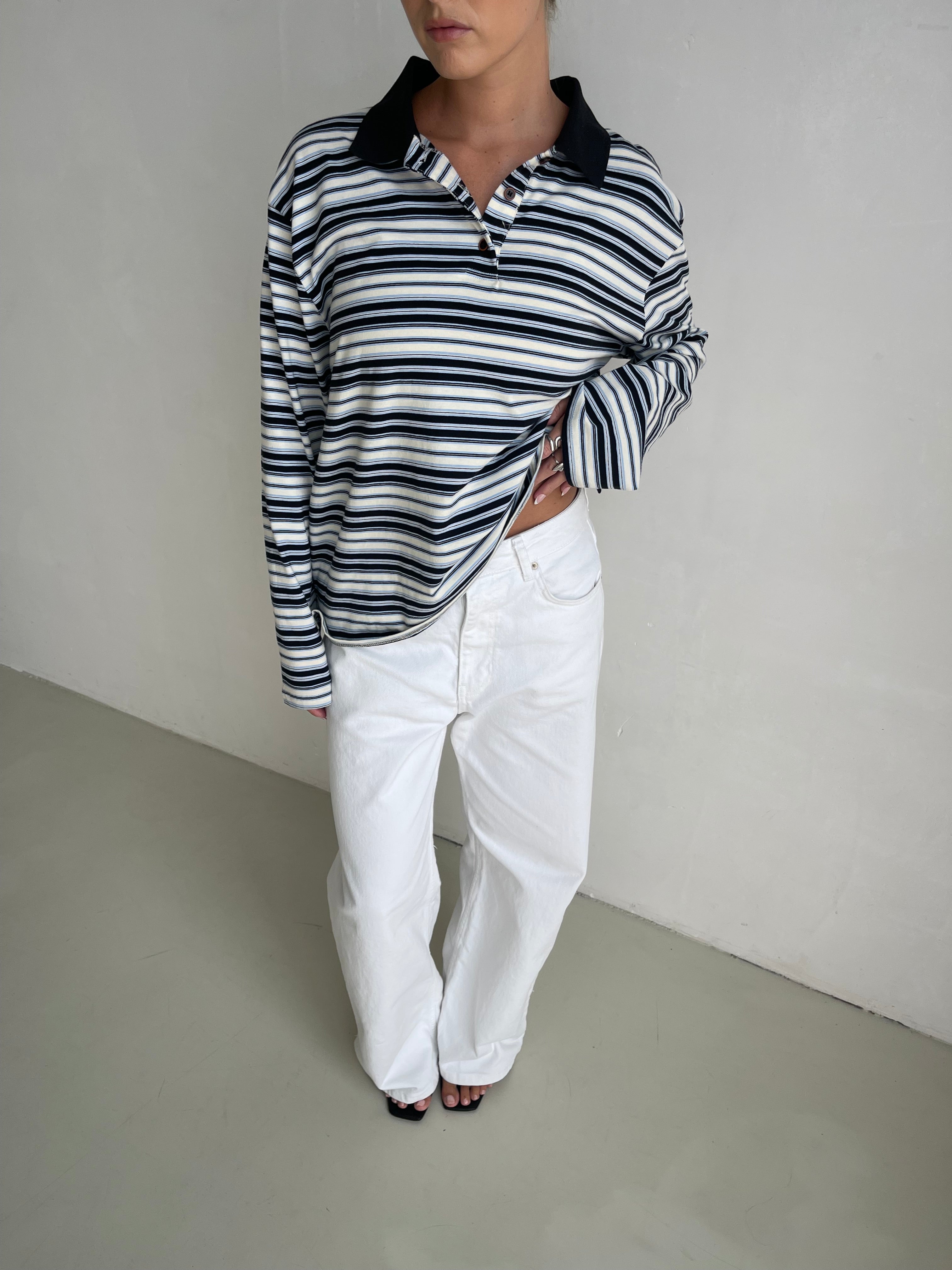 Bailee | Striped Polo Shirt
