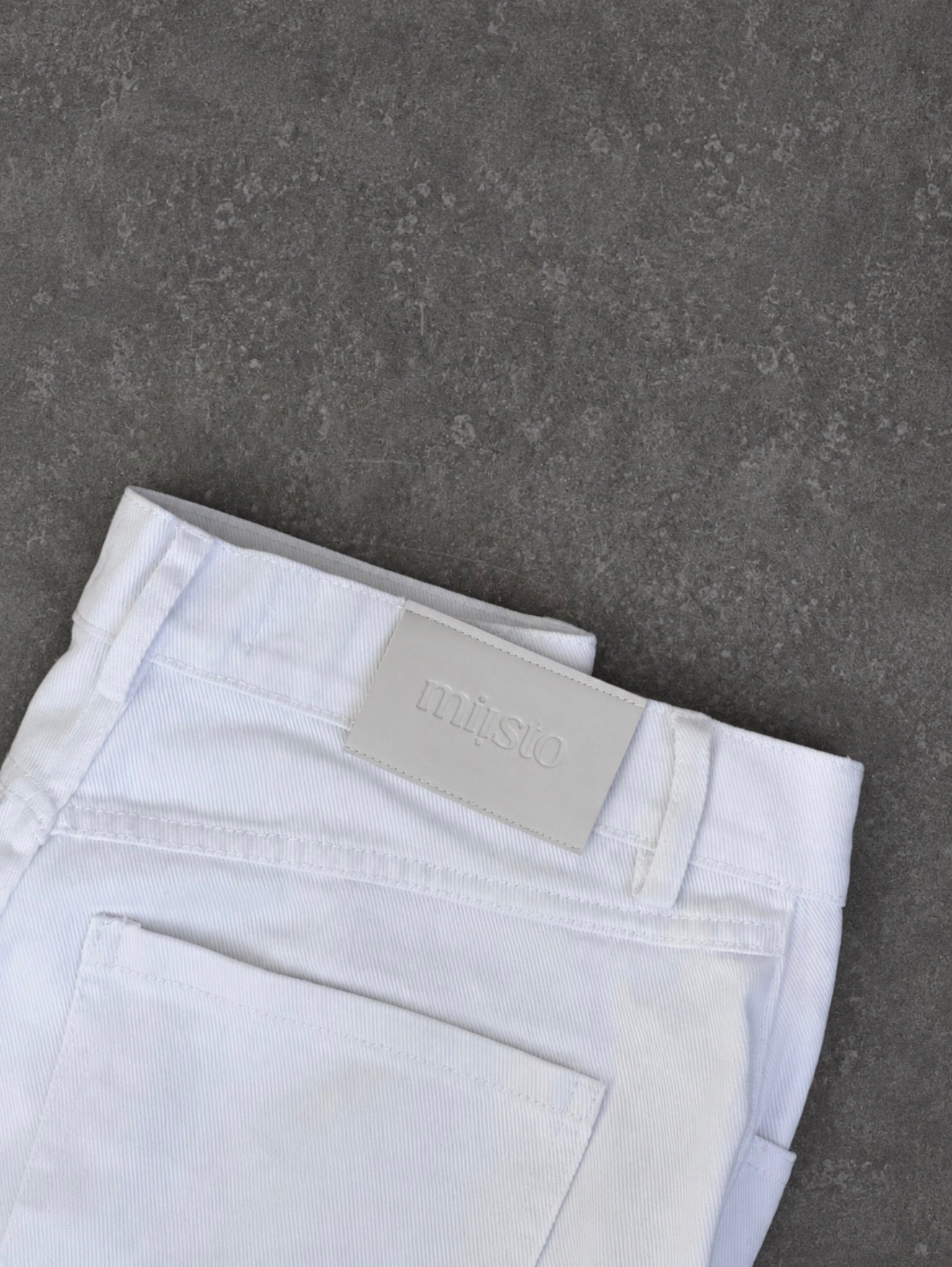 Peyton | Wide Leg Jeans - White