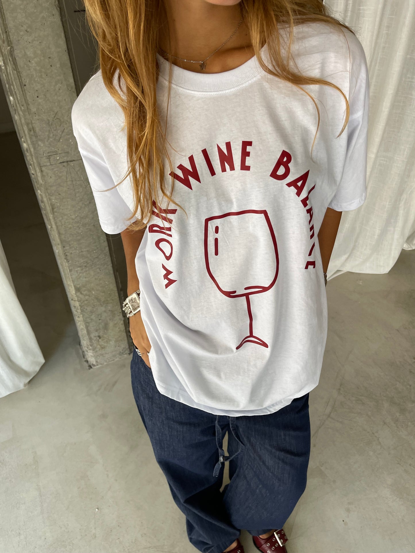 Aleya | Work Wine Balance Tshirt