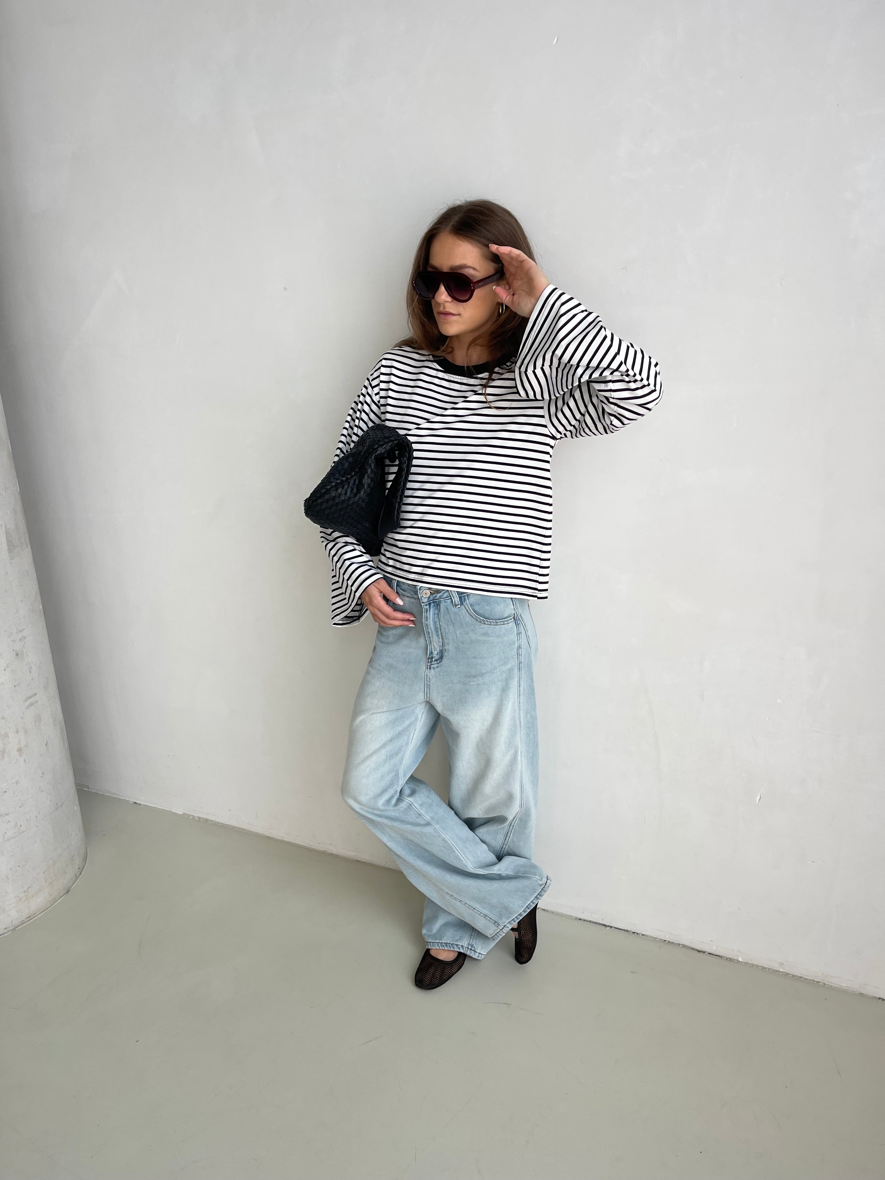 Addison | Striped Wide Sleeve Top