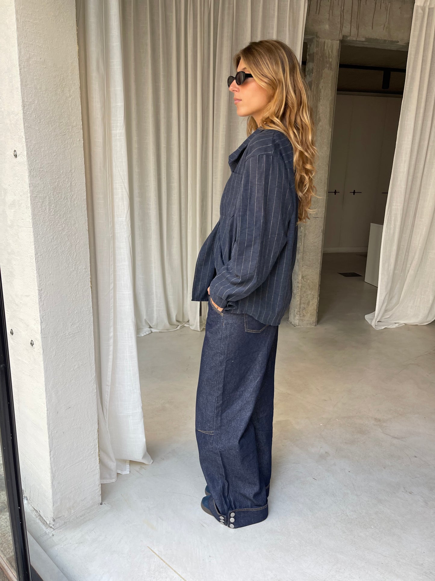 Pia | Denim Trousers