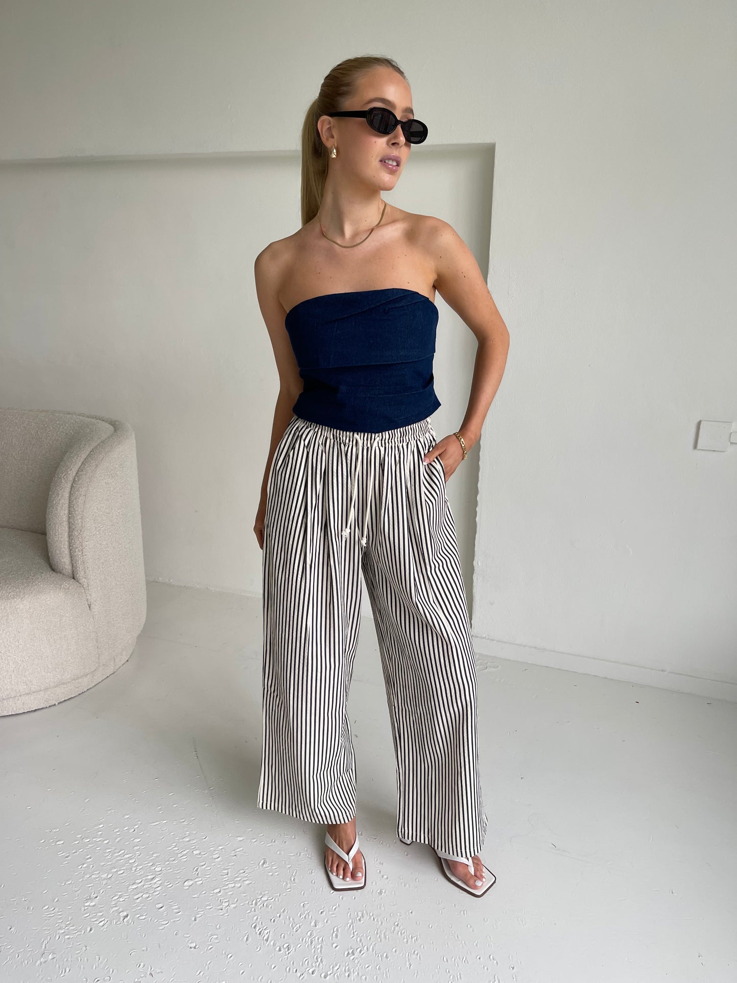 Pax | Striped Relaxed Trousers